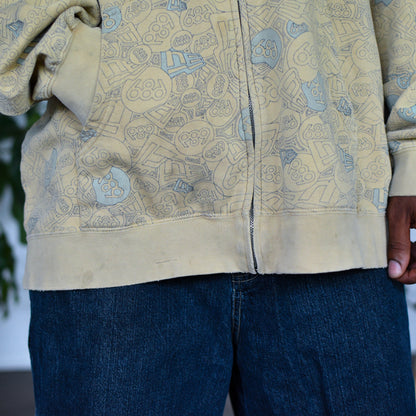 Vintage New Era All-Over-Print Hoodie