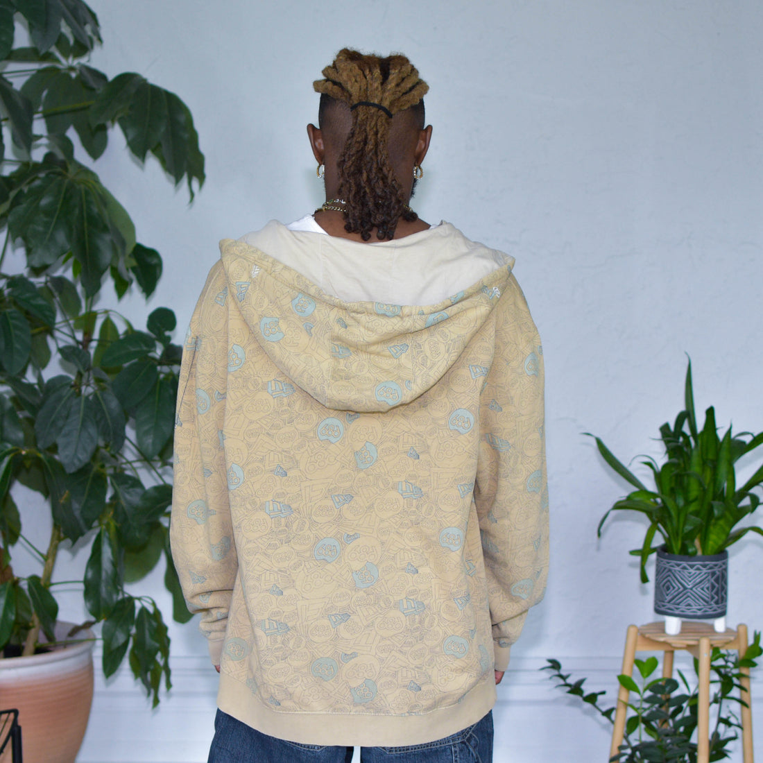 Vintage New Era All-Over-Print Hoodie