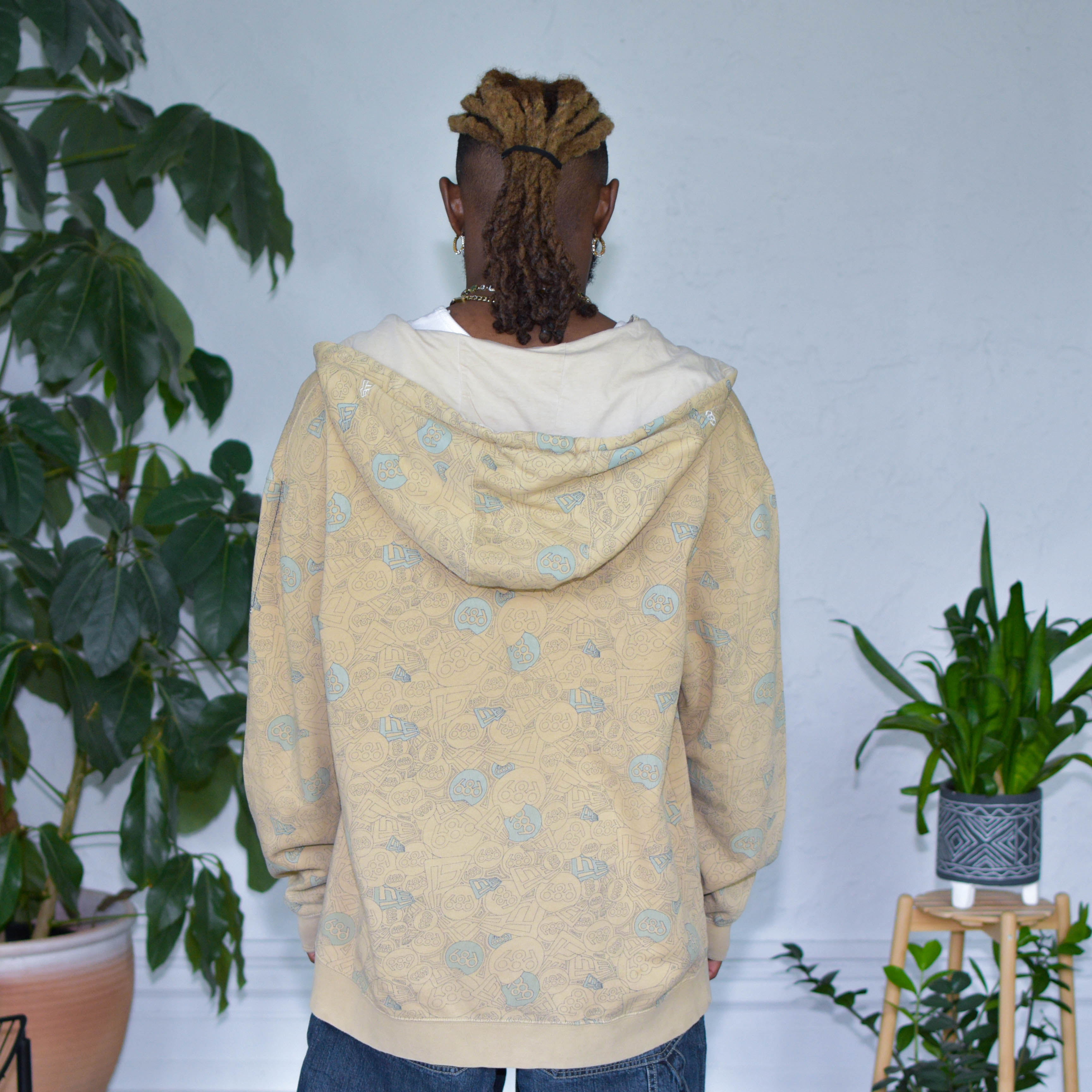 Vintage New Era All-Over-Print Hoodie