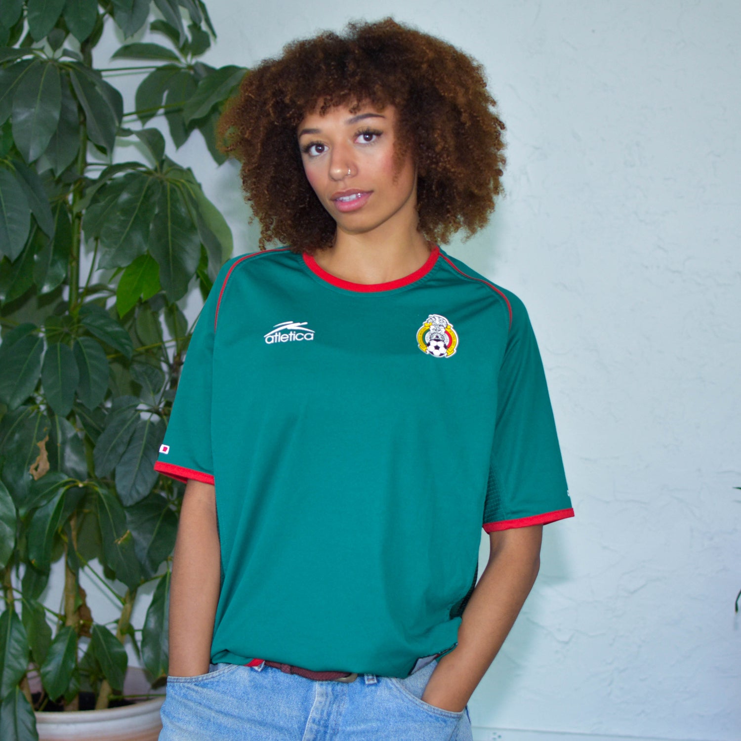 Vintage 2002 Mexico World Cup Atletica Jersey