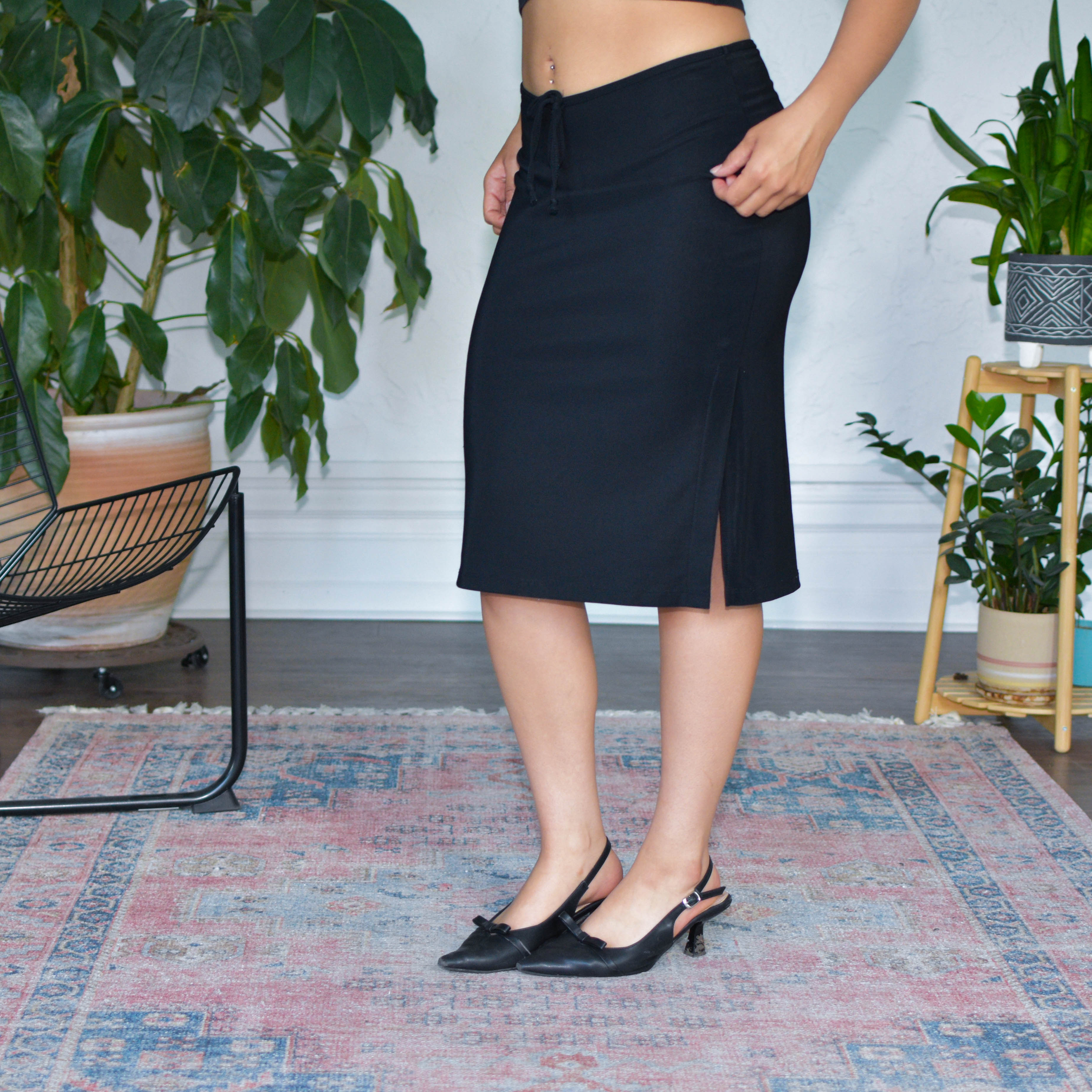 Vintage Y2K Evolution Black Skirt