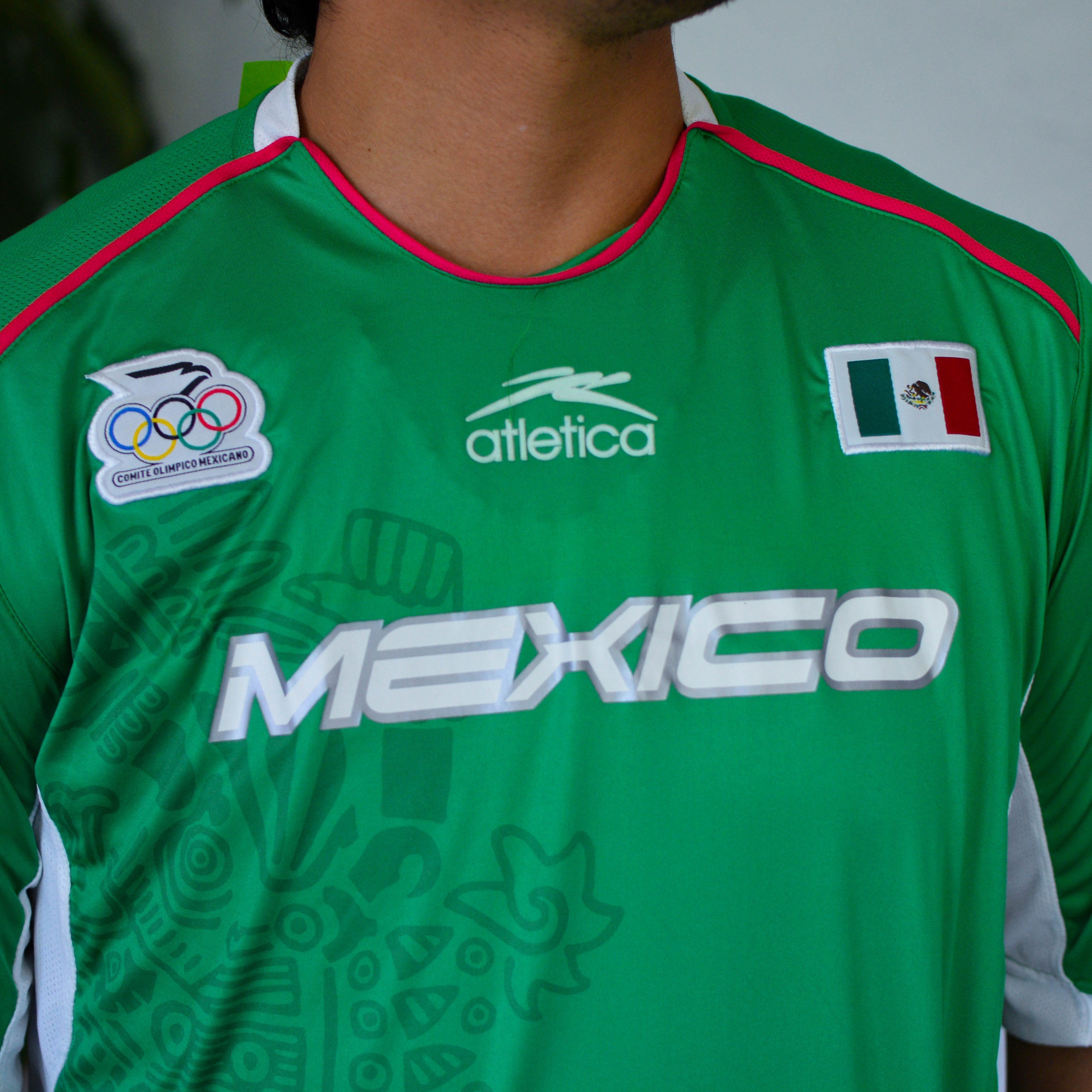 Vintage 2004 Mexico National Team Olympics Soccer Jersey