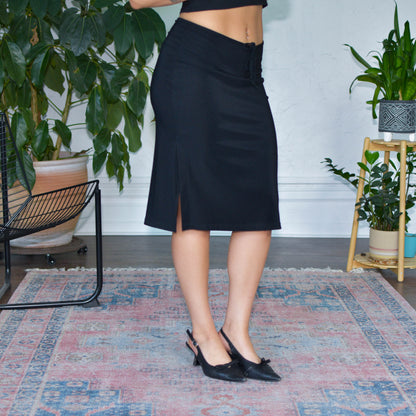 Vintage Y2K Evolution Black Skirt