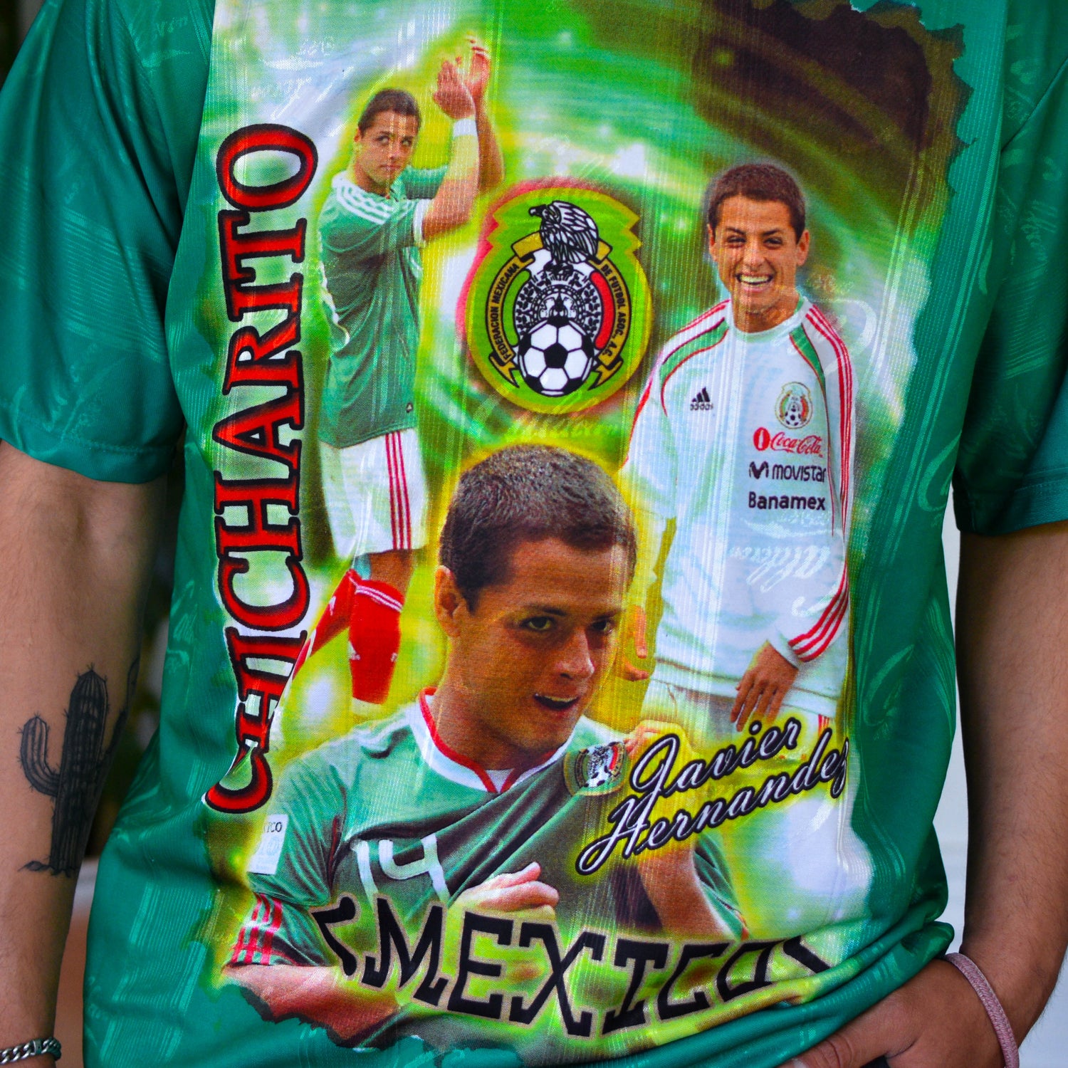 Vintage 2011 Chicharito Hernandez Mexico AOP Jersey