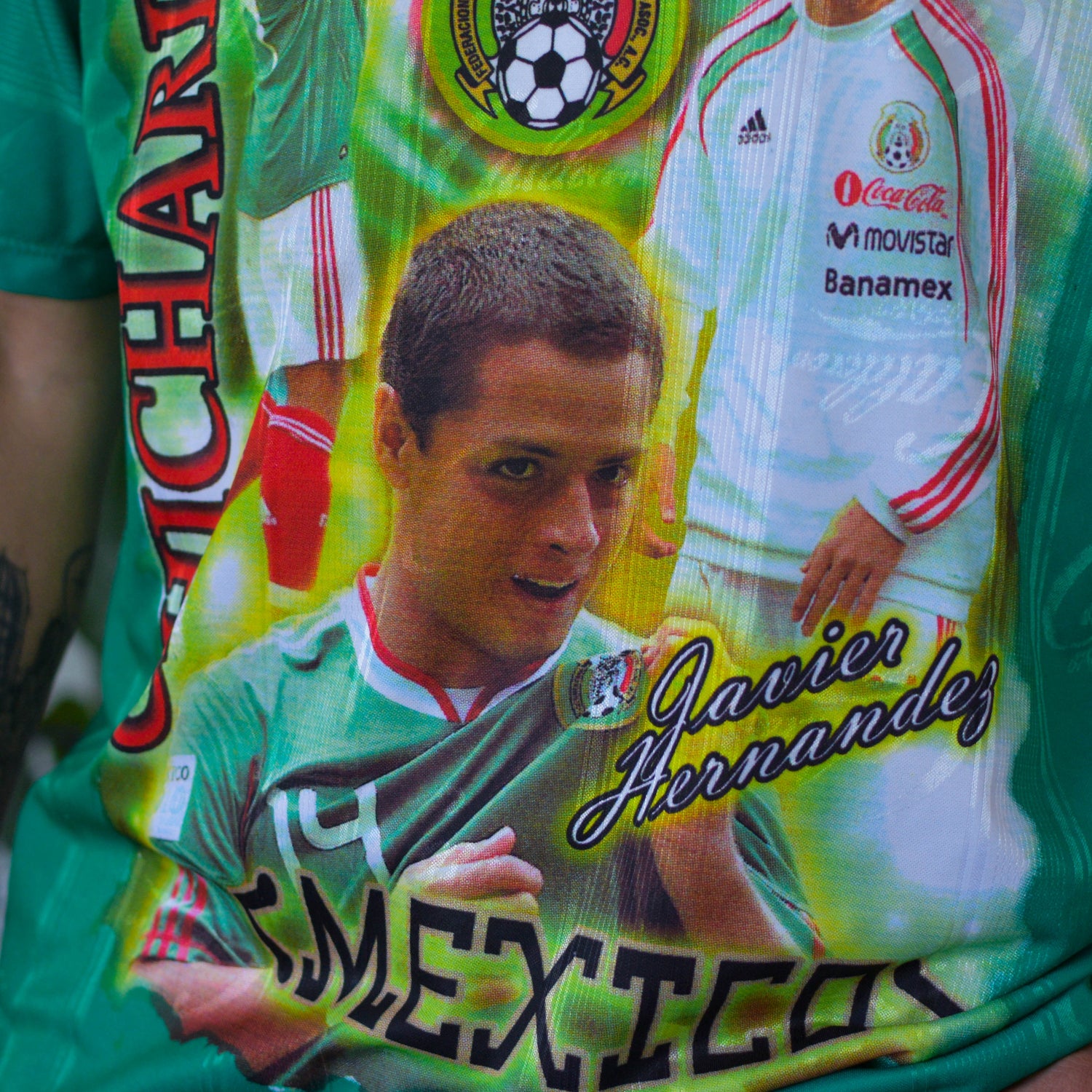 Vintage 2011 Chicharito Hernandez Mexico AOP Jersey