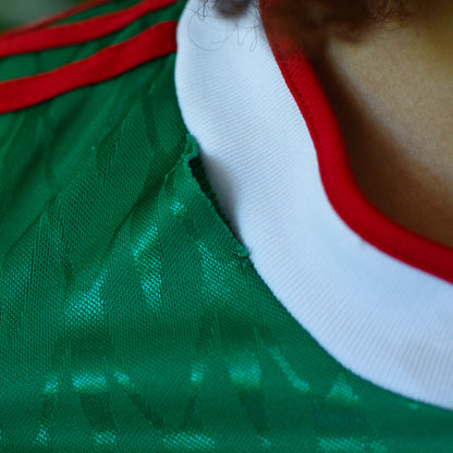 Vintage 2010 Chicharito Hernandez Mexico World Cup Long Sleeve Jersey