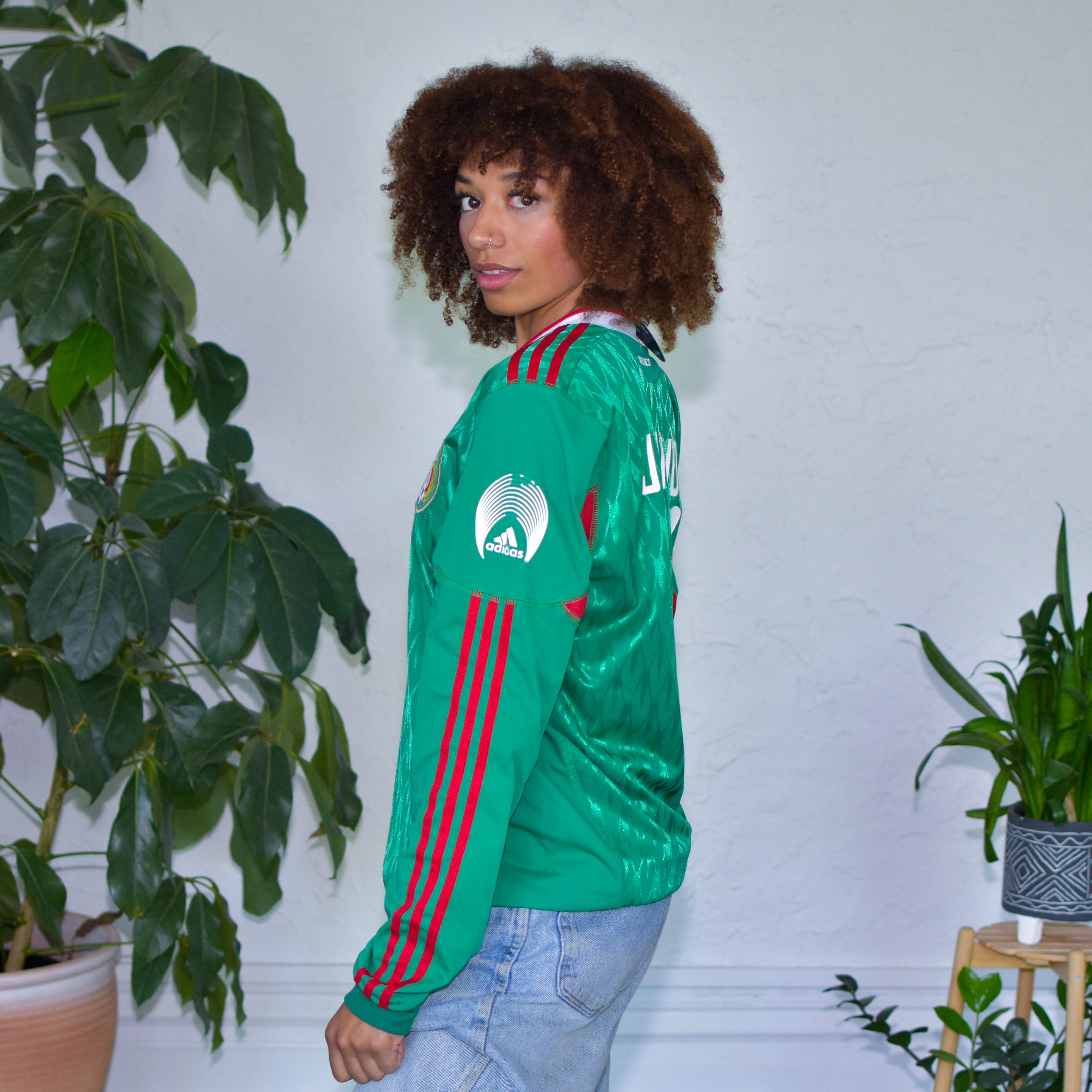 Vintage 2010 Chicharito Hernandez Mexico World Cup Long Sleeve Jersey