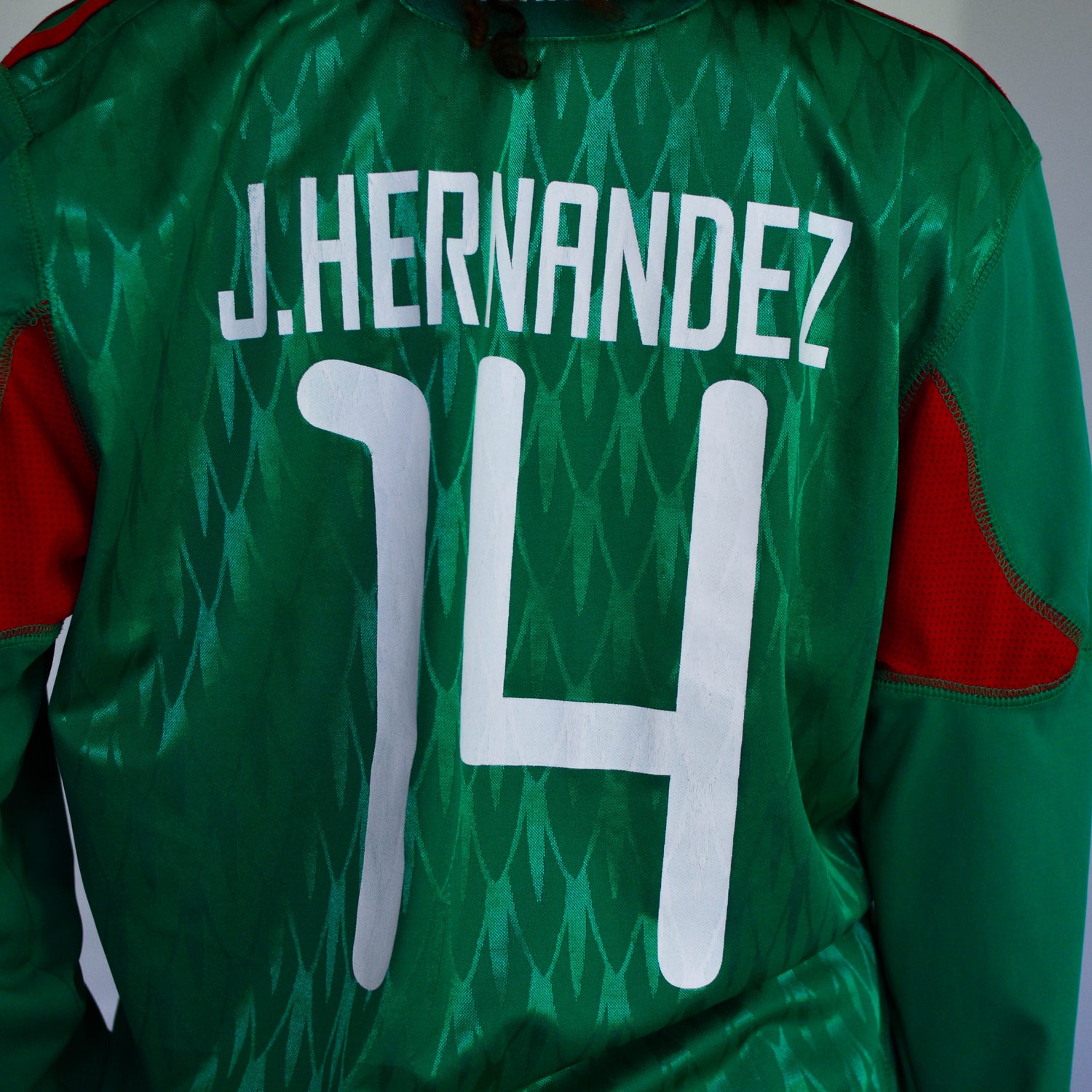 Vintage 2010 Chicharito Hernandez Mexico World Cup Long Sleeve Jersey