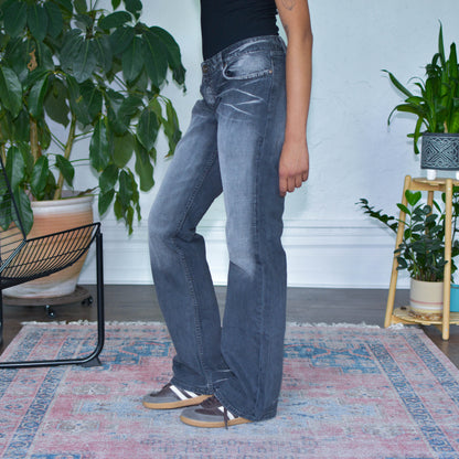 Vintage Y2K BKE Stella Bootcut Gray Wash Jeans