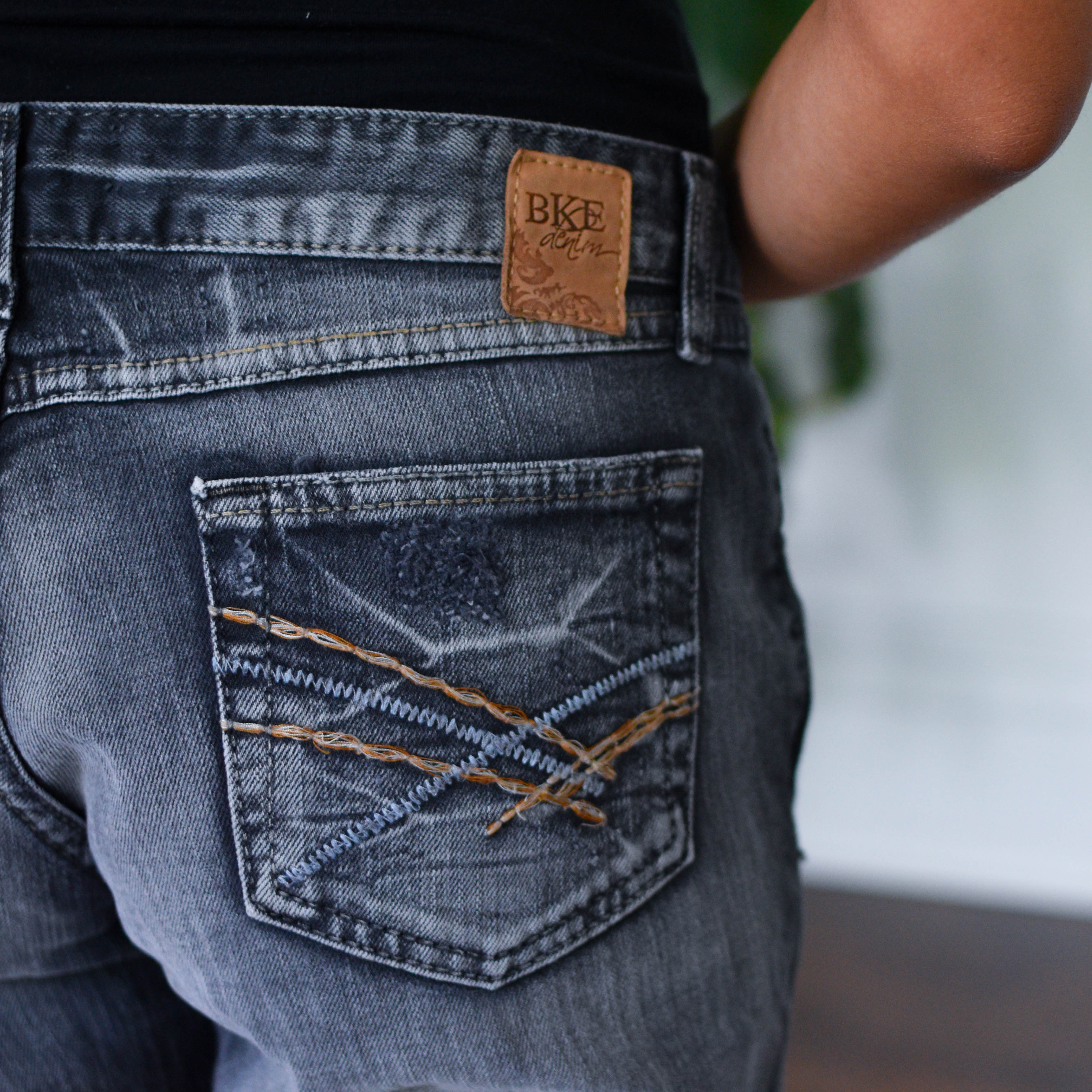 Vintage Y2K BKE Stella Bootcut Gray Wash Jeans