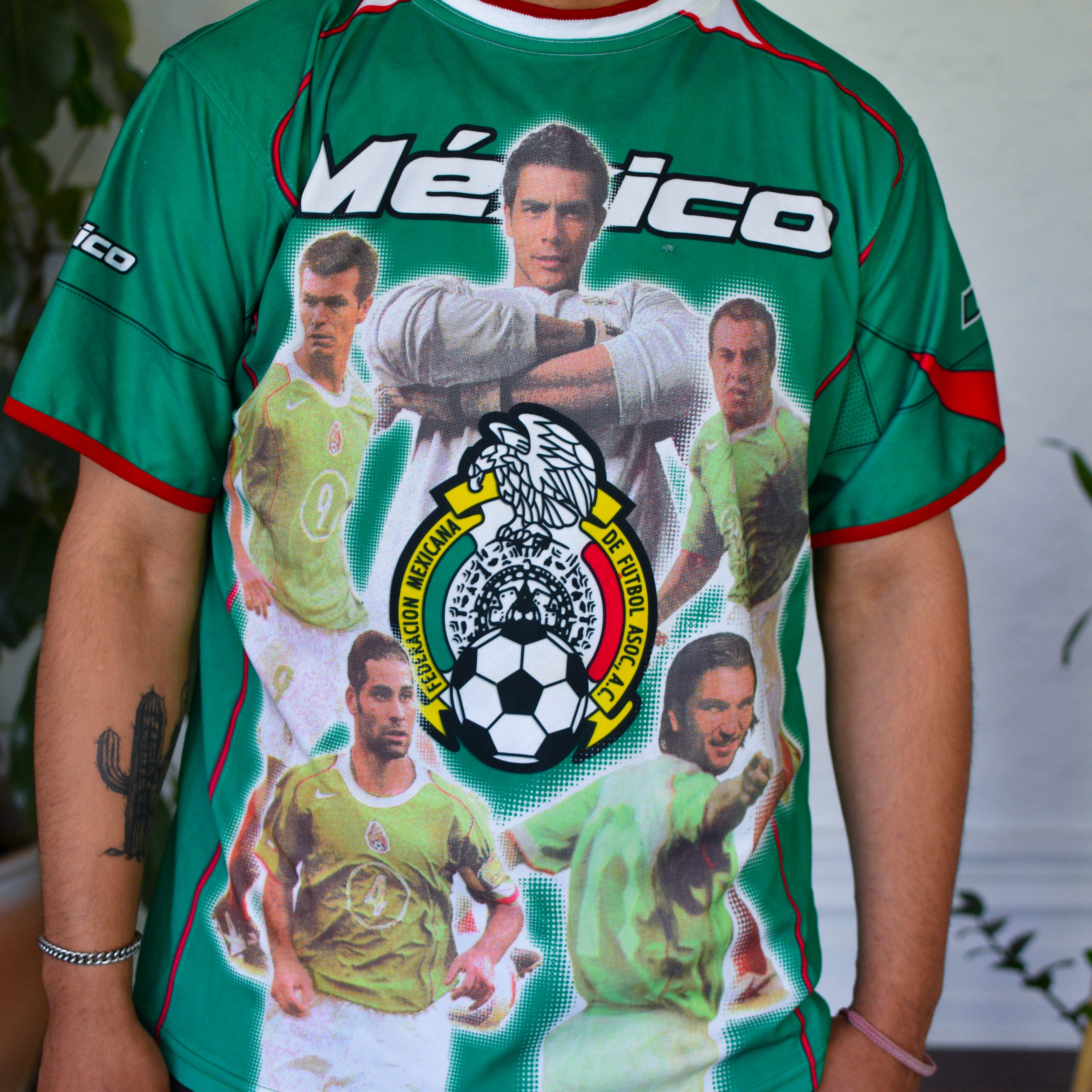 Vintage 2005 Mexico National Team AOP Player Jersey