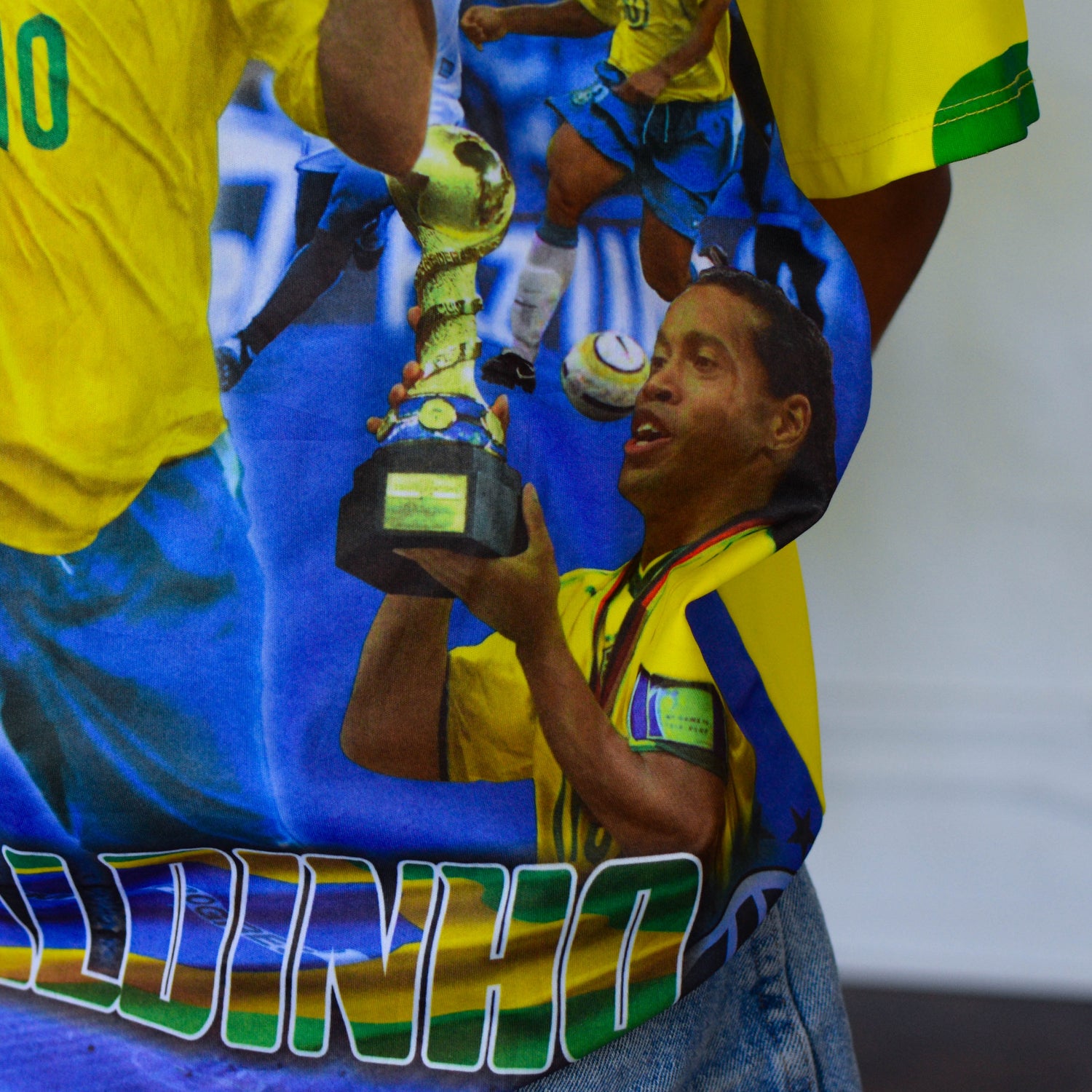 Vintage Ronaldinho Brazil AOP Jersey