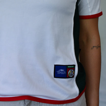 Vintage 2002 Femme Mexico World Cup White Jersey