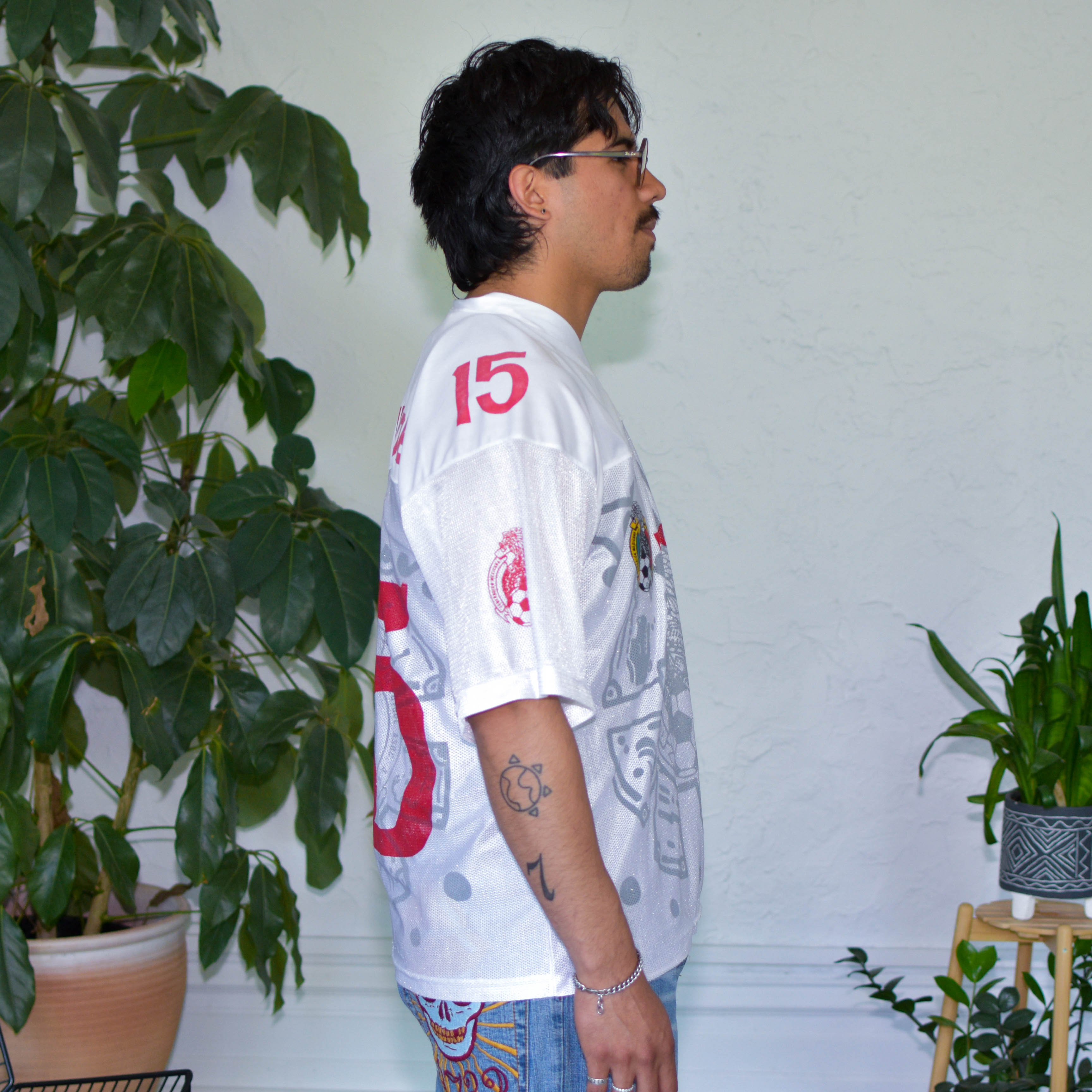 Vintage Mexico Luis Hernandez Football Jersey