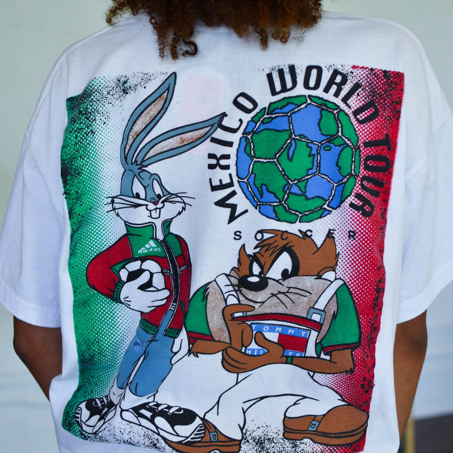 Vintage 90s Mexico National Team Looney Toons T-Shirt