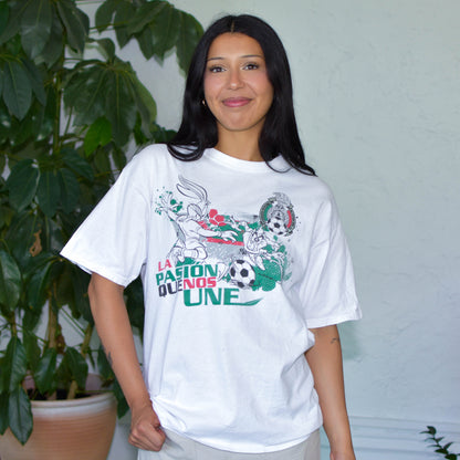 Vintage 2010 Mexico x Looney Tunes World Cup T-Shirt