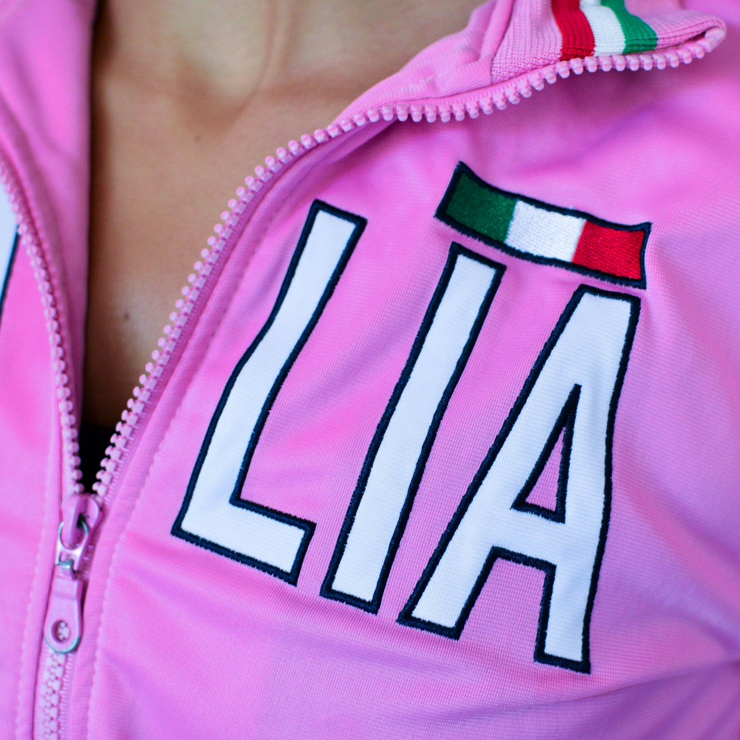 Vintage Y2K Italia Lightweight Zip-Up Jacket