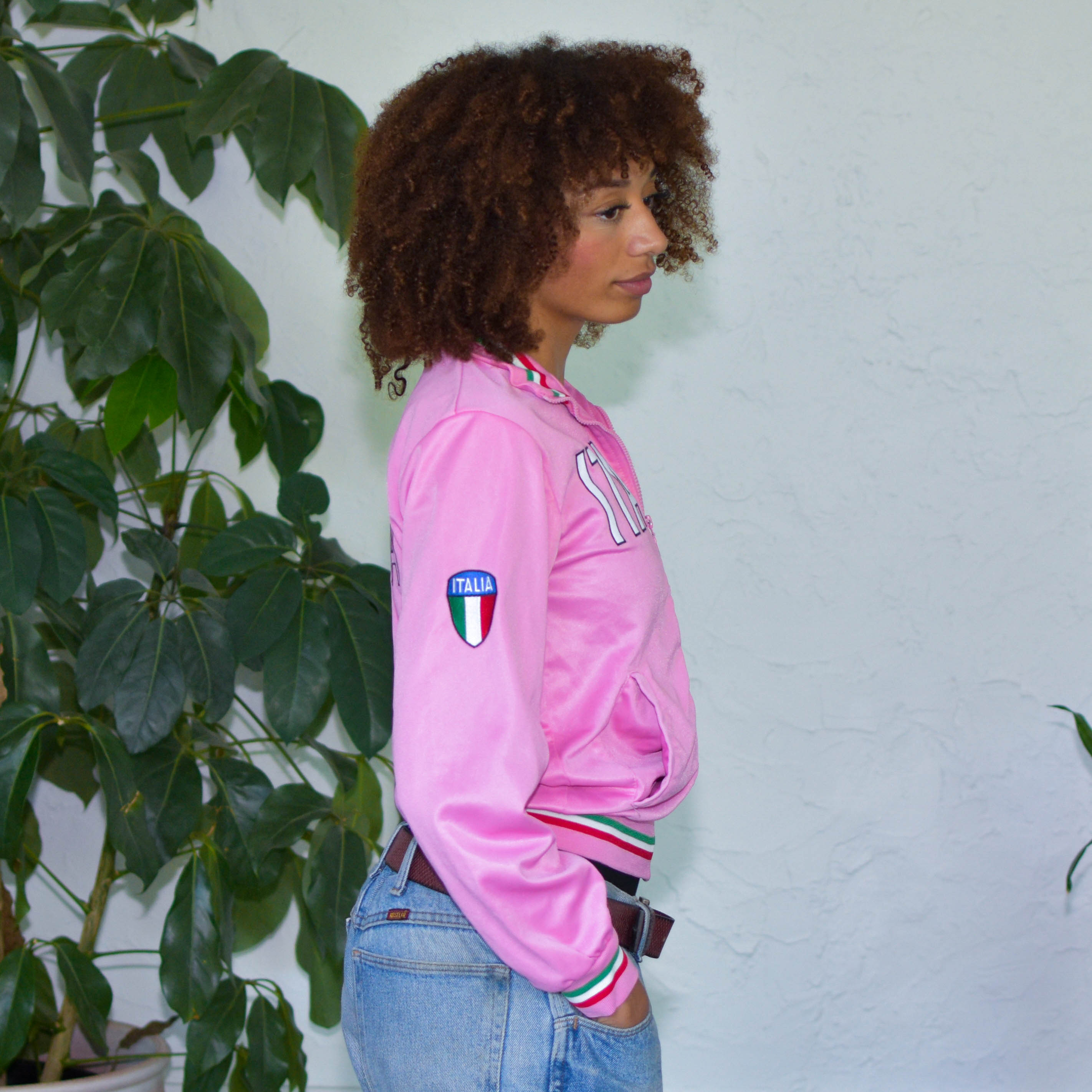 Vintage Y2K Italia Lightweight Zip-Up Jacket