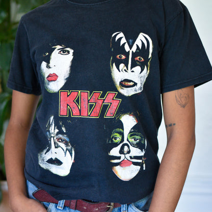 Vintage 90s KISS Band Member Graphic T-Shirt