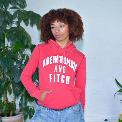 Vintage Y2K Abercrombie &amp; Fitch Patched Hoodie