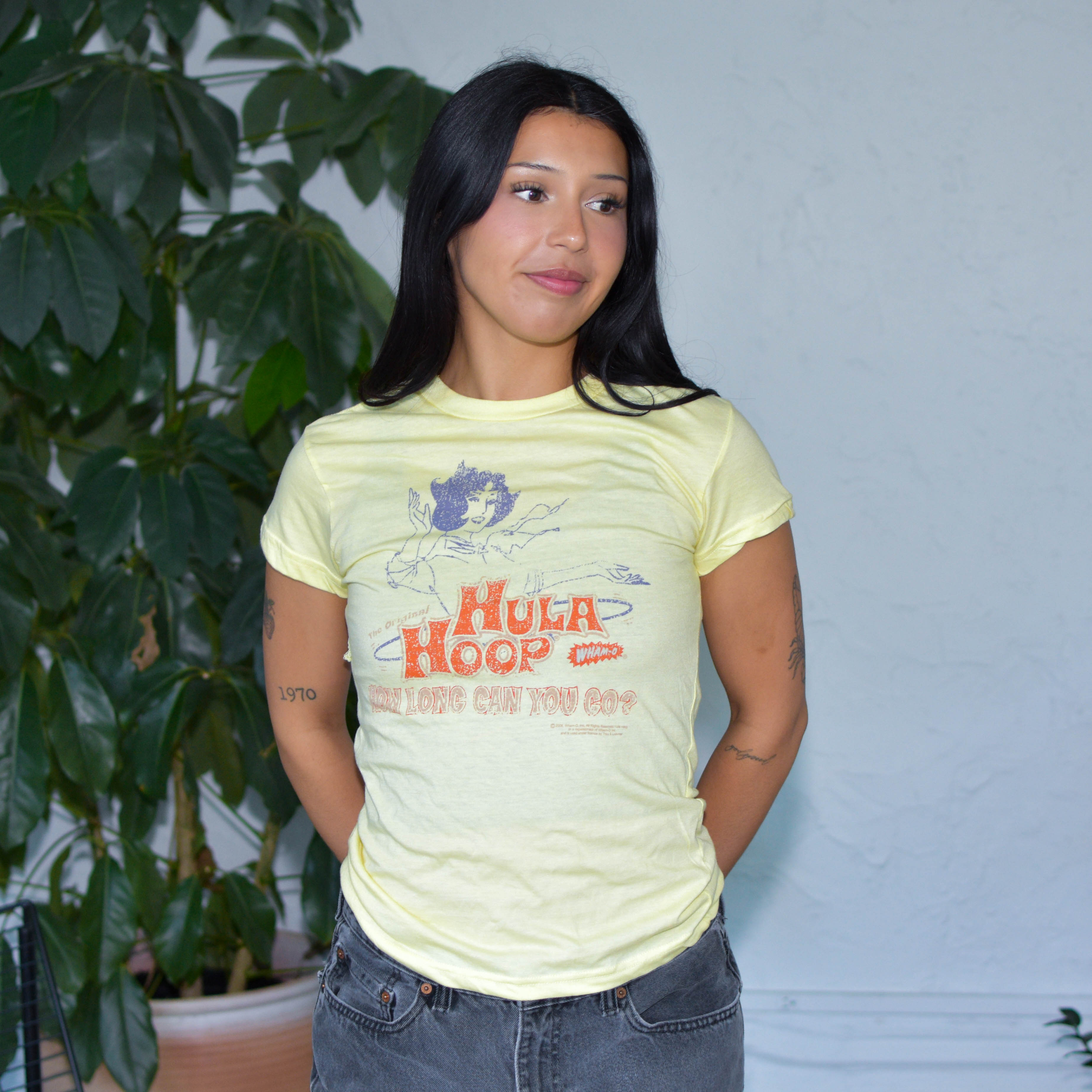 Vintage Y2K Hula Hoop Graphic T-Shirt