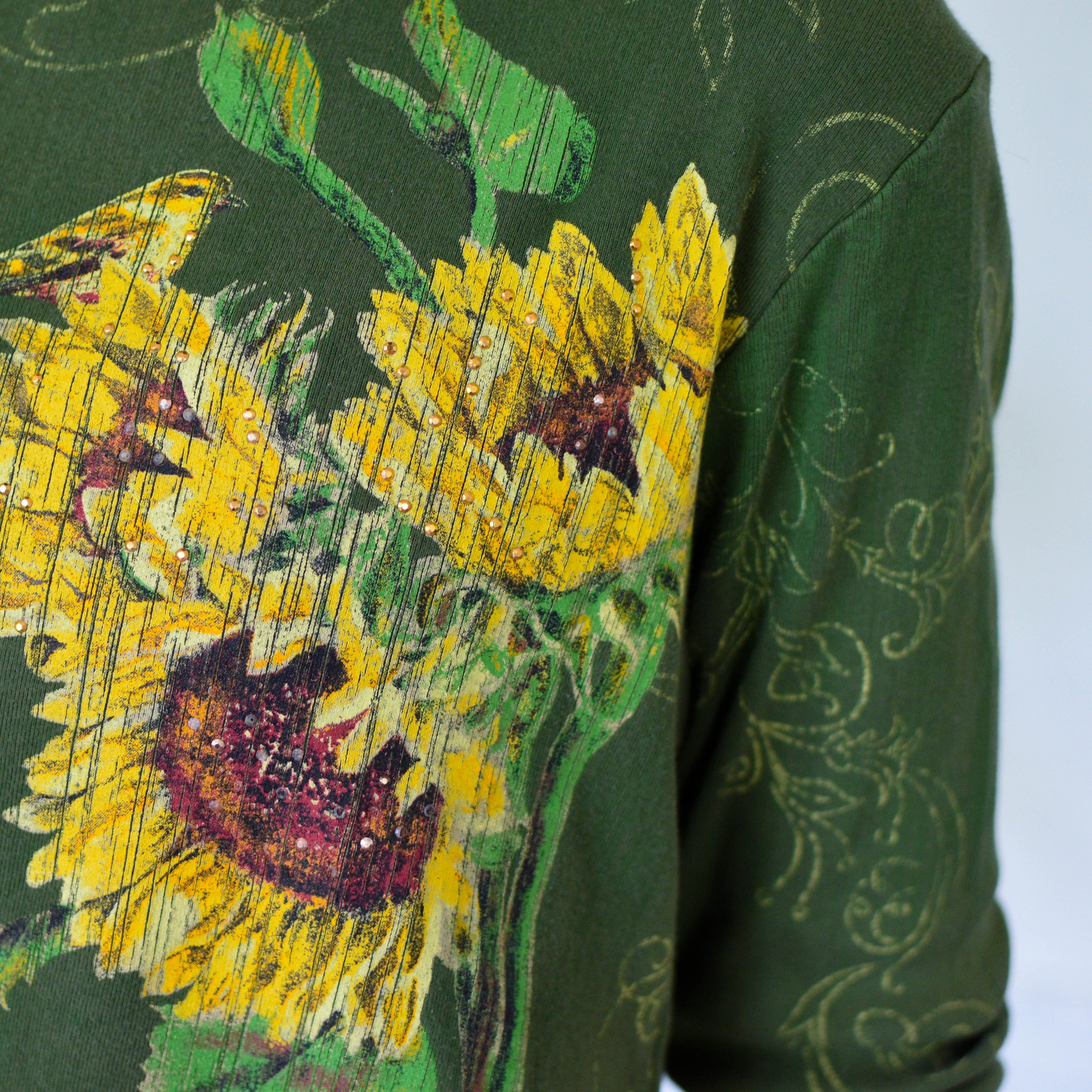 Vintage Y2K Liberty Lane Sun Flower Top