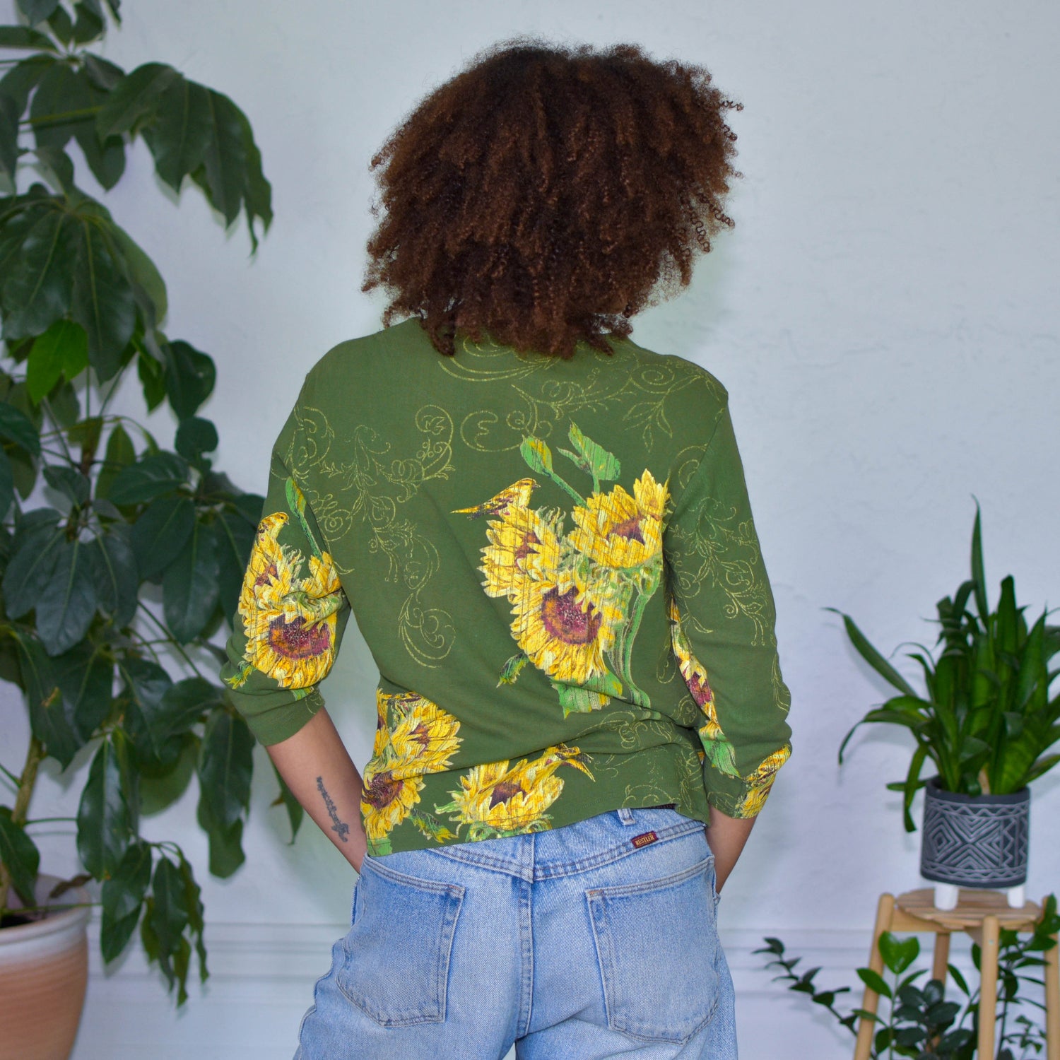 Vintage Y2K Liberty Lane Sun Flower Top