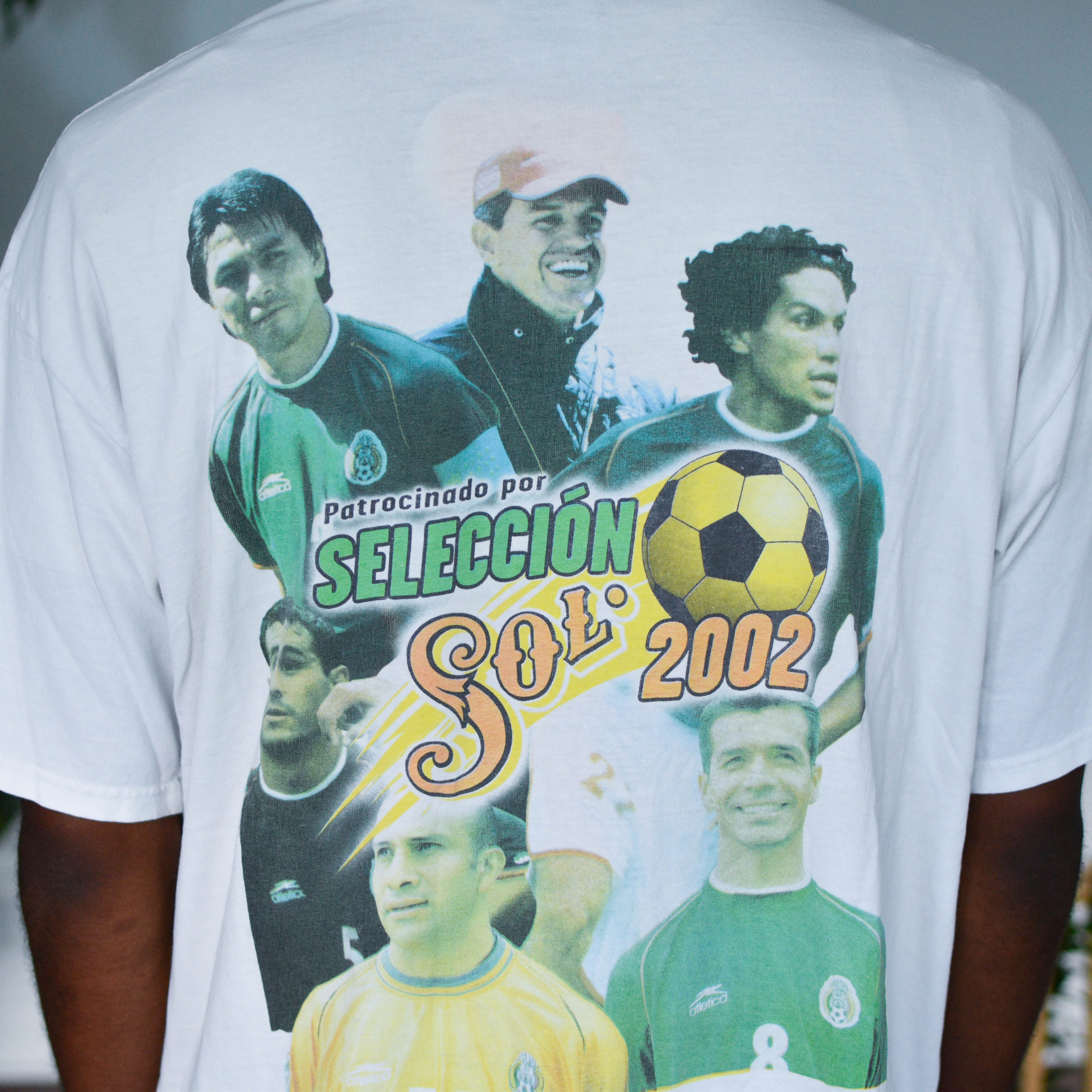 Vintage 2002 Mexico National Team Cerveza Sol Promo T-Shirt
