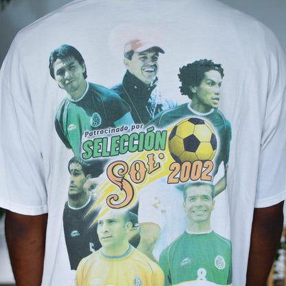 Vintage 2002 Mexico National Team Cerveza Sol Promo T-Shirt