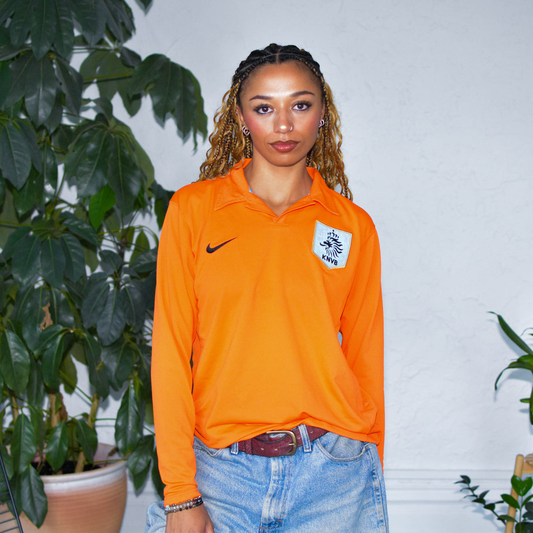 Vintage 2006-07 Netherlands Long Sleeve Nike Jersey