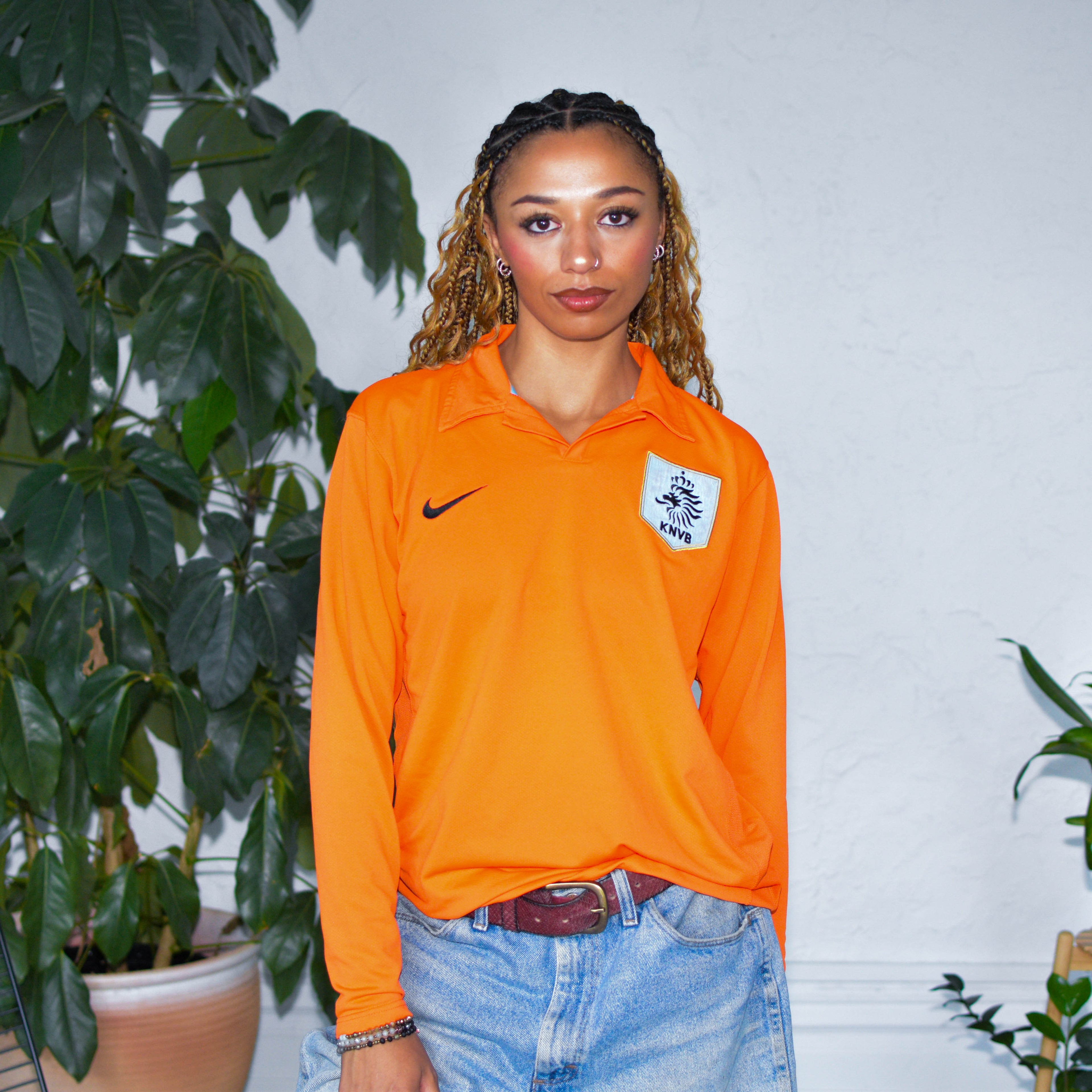 Vintage 2006-07 Netherlands Long Sleeve Nike Jersey