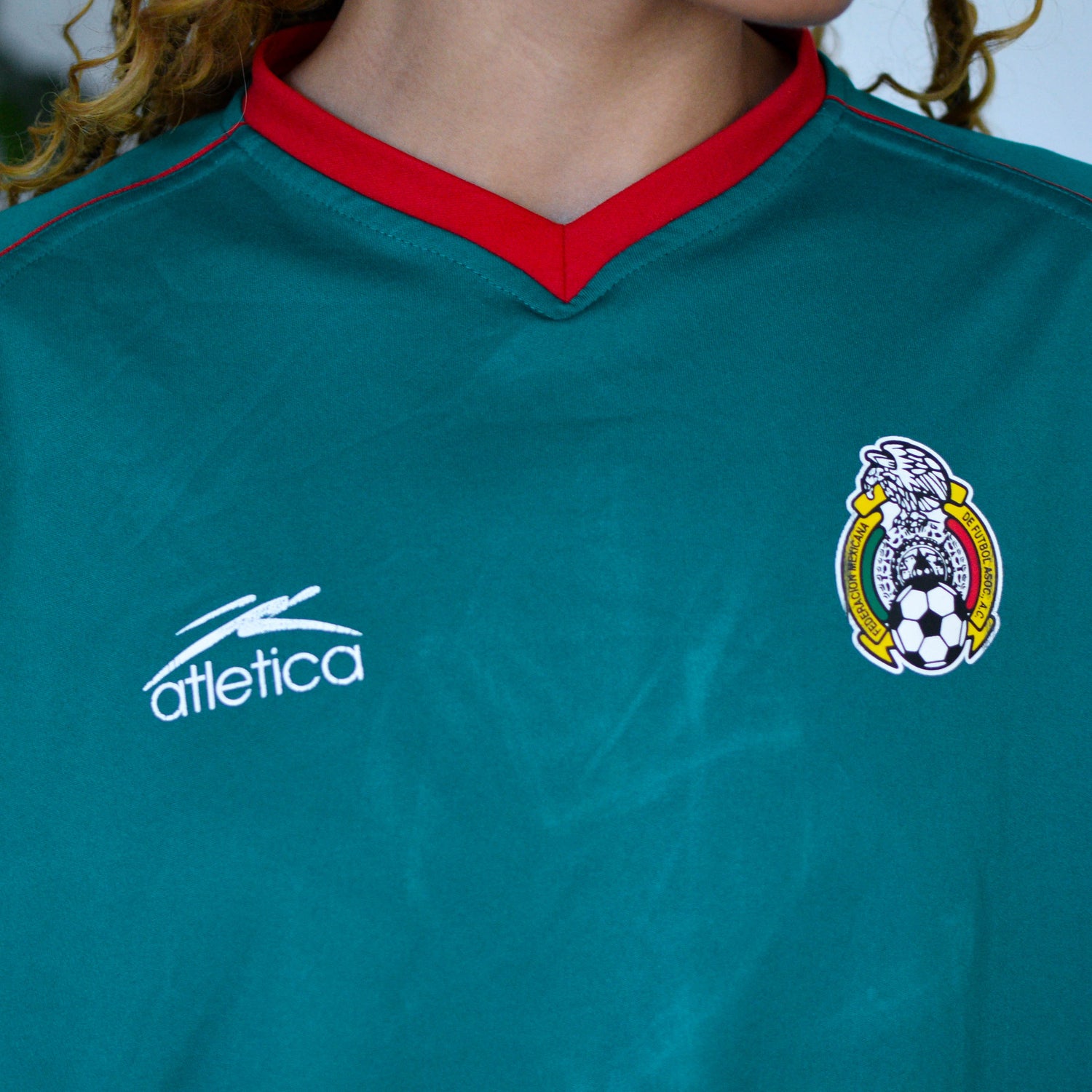 Vintage 2002 Mexico World Cup Atletica Jersey