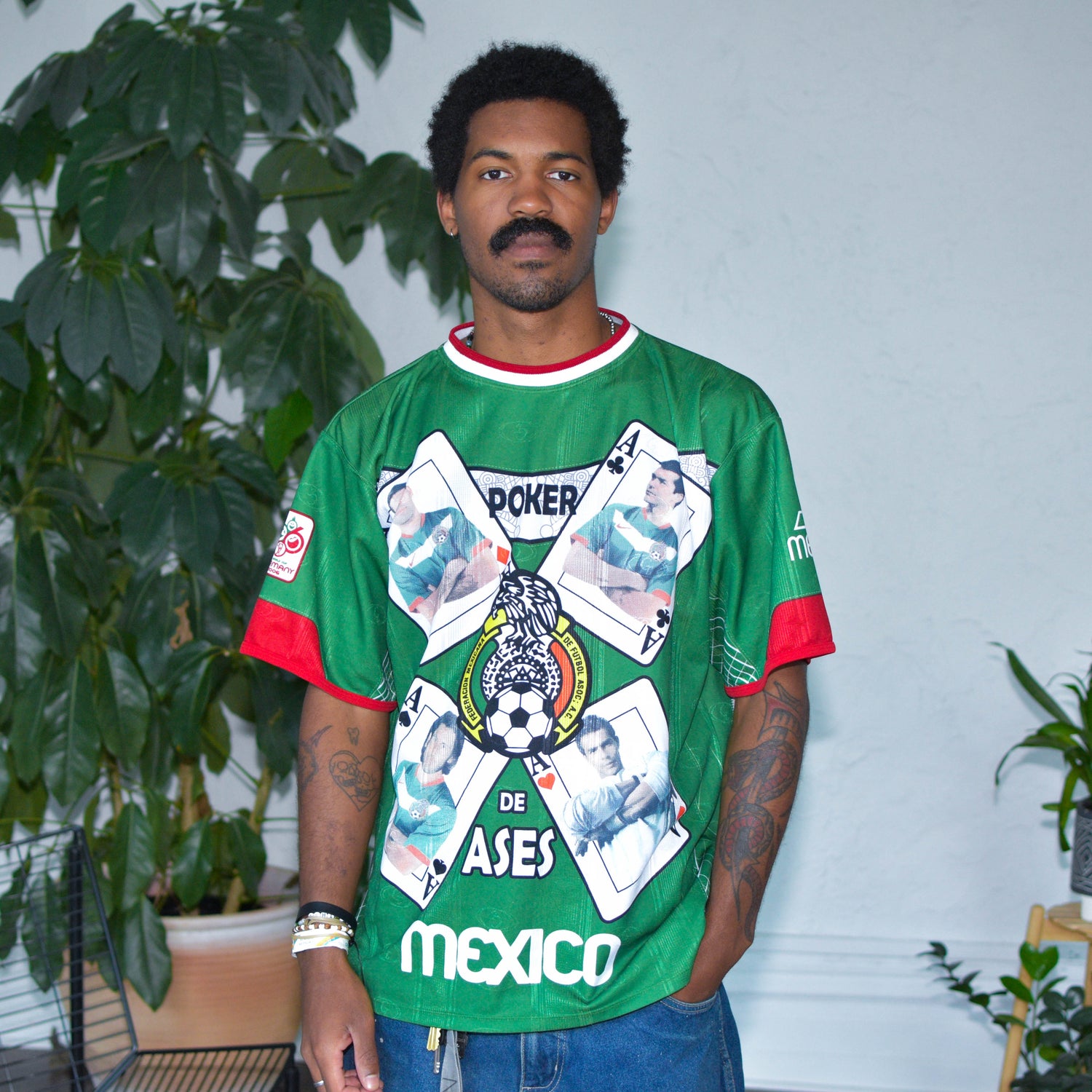 Vintage 2006 Mexico World Cup AOP Jersey