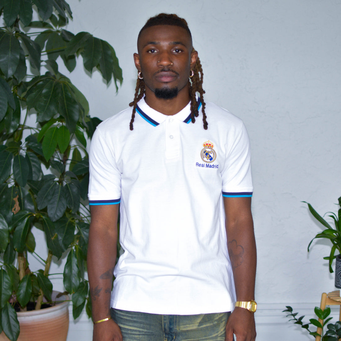 Vintage Real Madrid Polo Shirt