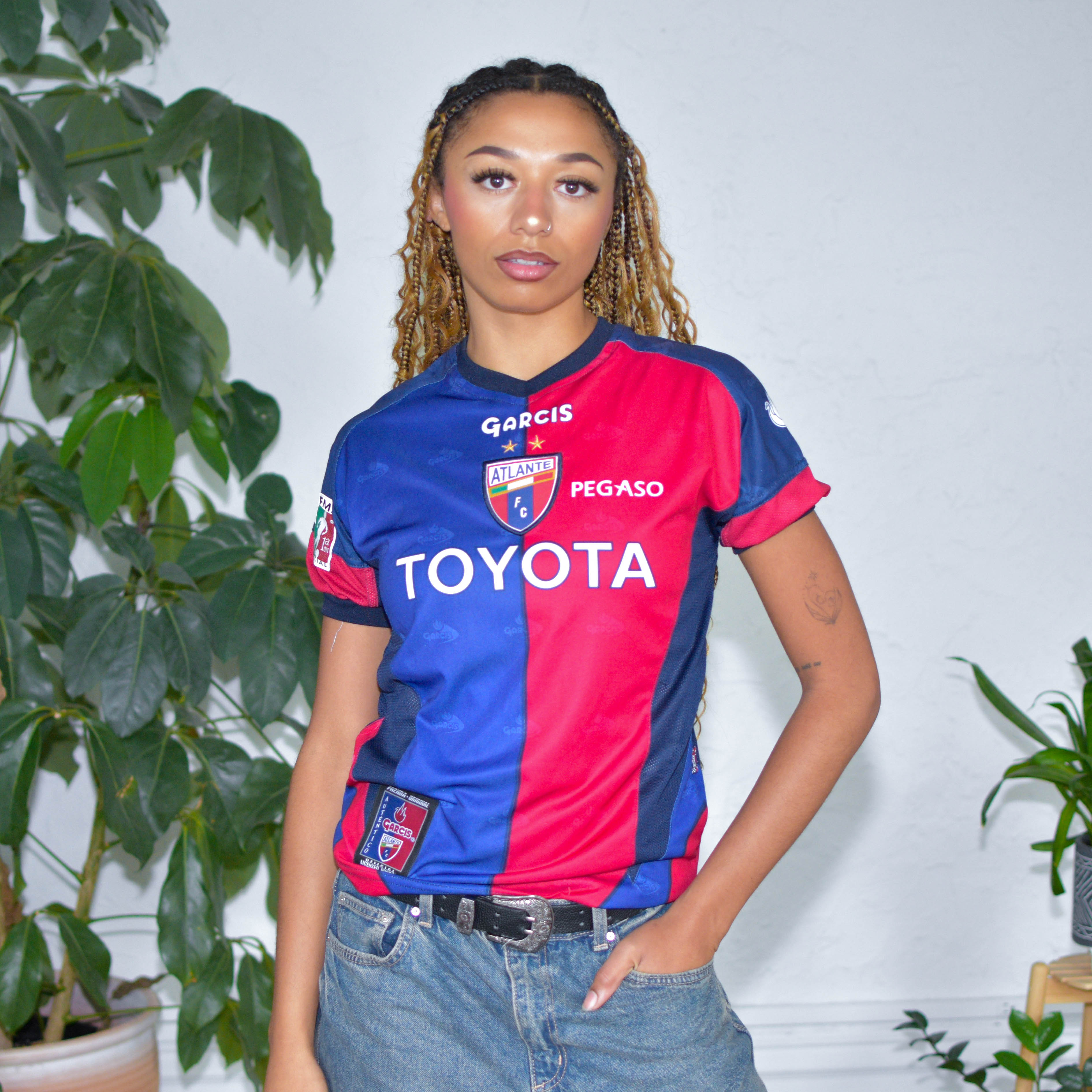 Vintage 2004-05 Femme Atlante FC Garcis Jersey
