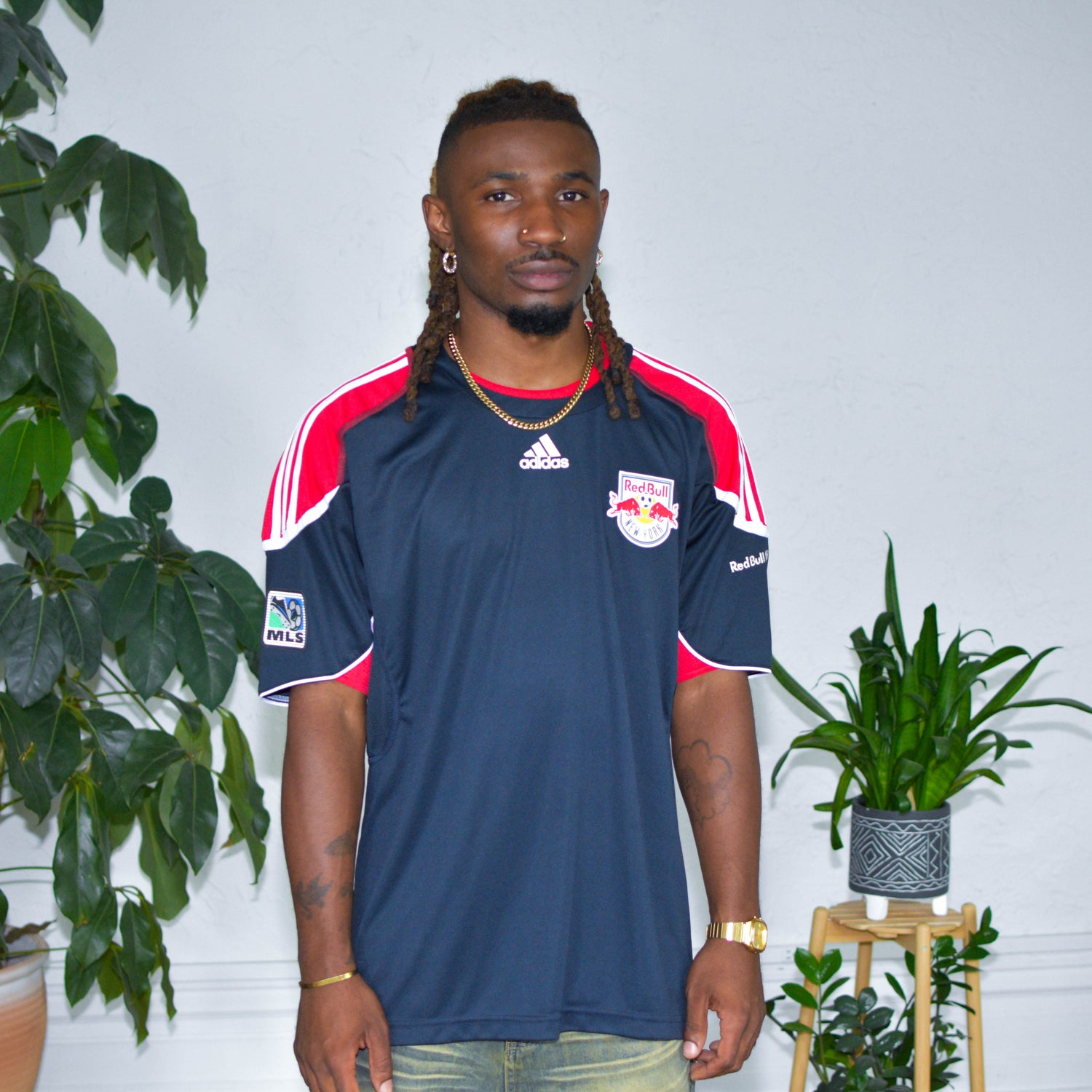 Vintage New York Red Bulls Adidas Training Top