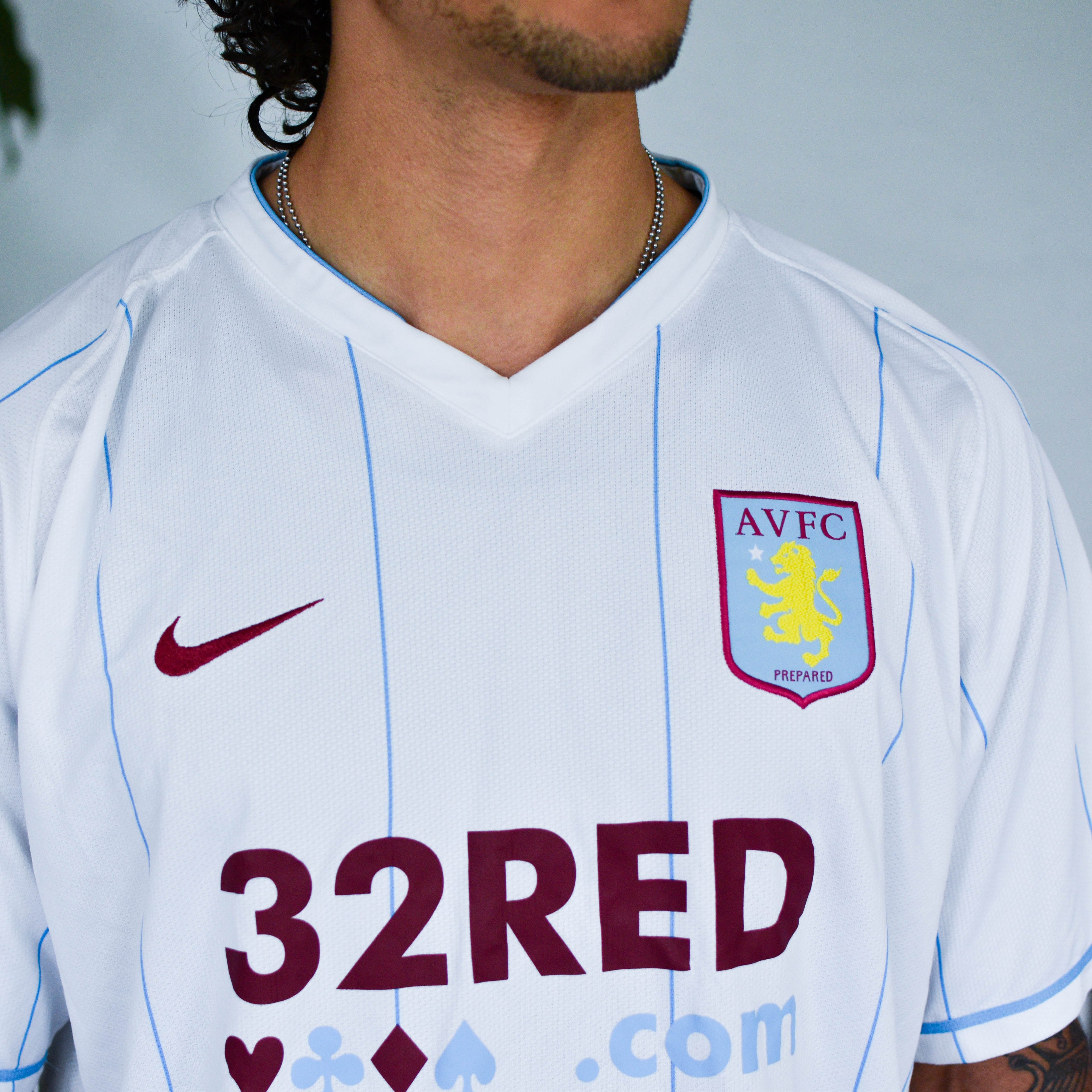 Vintage 2007-08 Aston Villa FC Nike Jersey