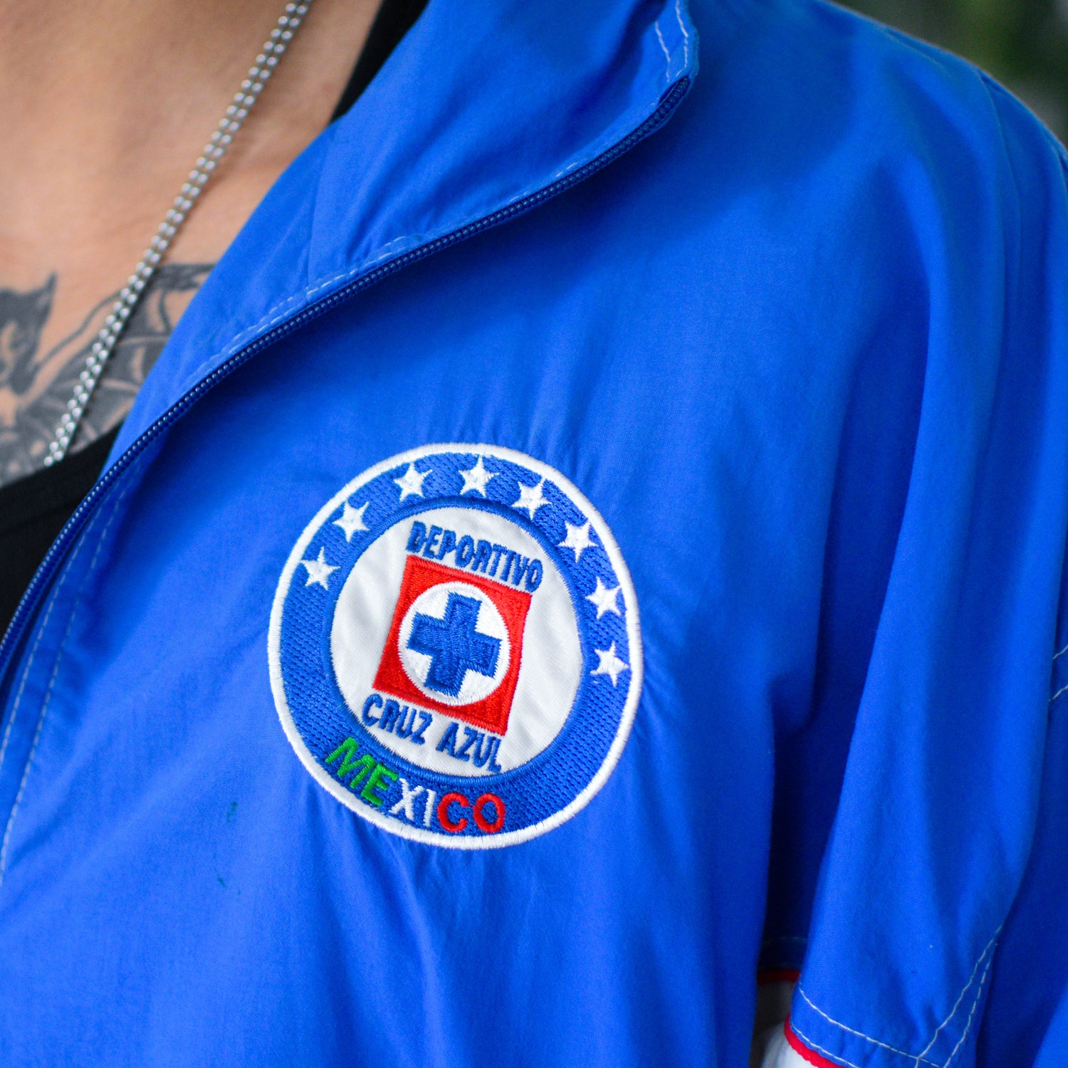 Vintage Cruz Azul (Azul Sport) Windbreaker