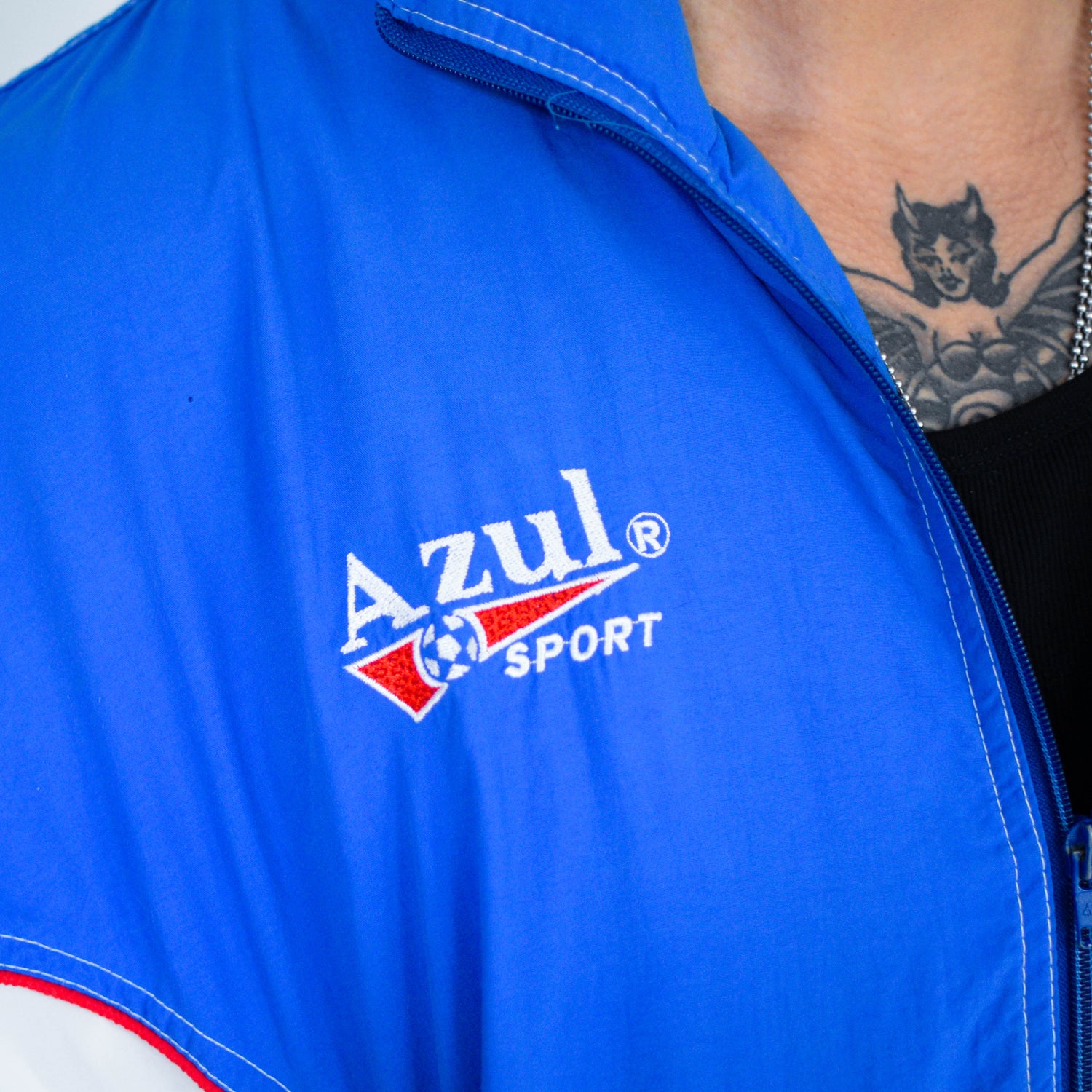 Vintage Cruz Azul (Azul Sport) Windbreaker