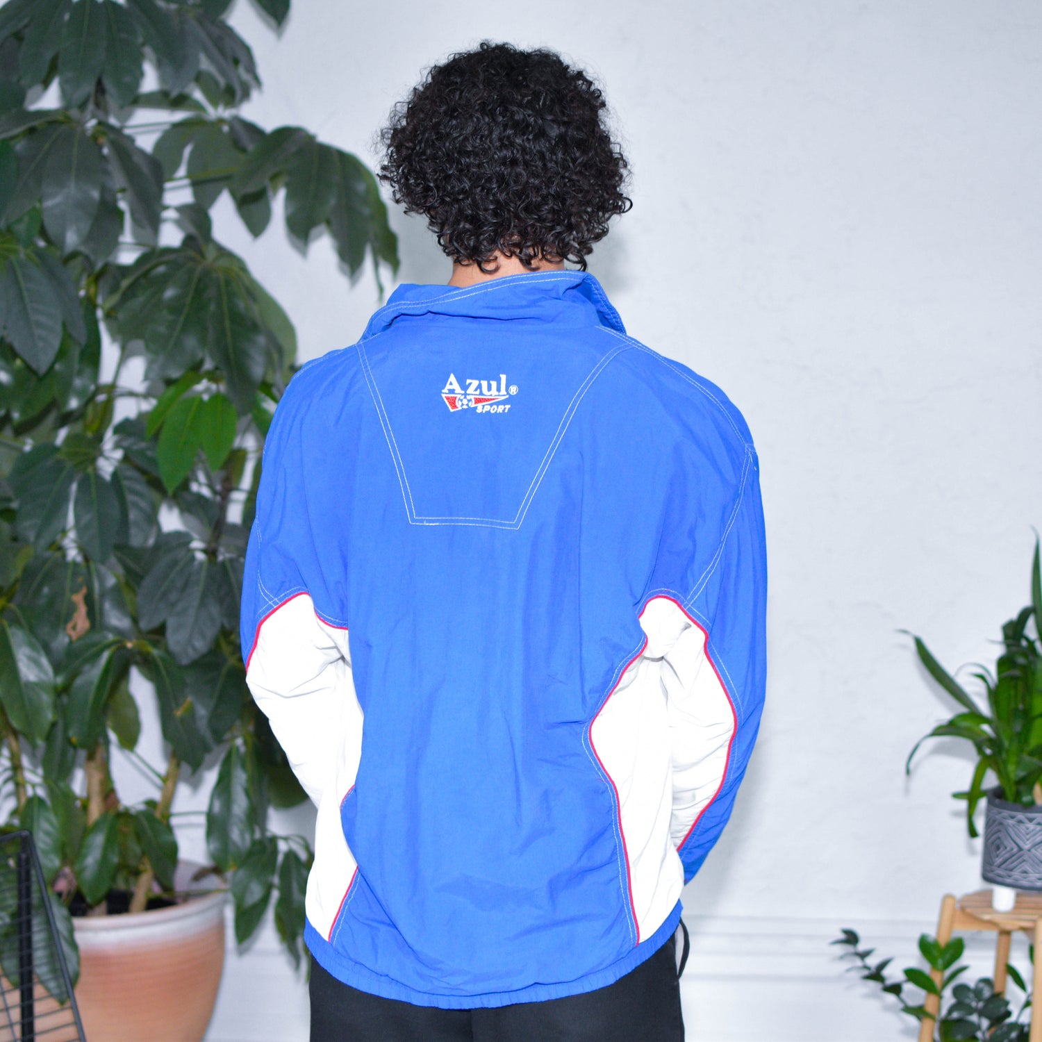 Vintage Cruz Azul (Azul Sport) Windbreaker