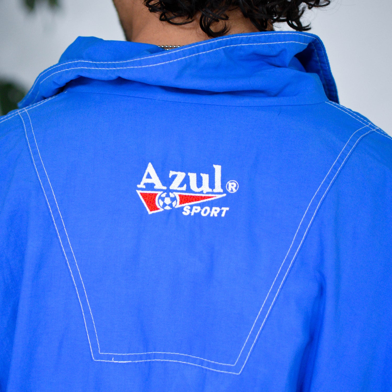 Vintage Cruz Azul (Azul Sport) Windbreaker