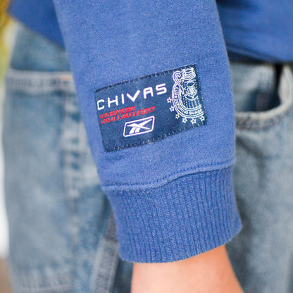 Vintage Chivas de Guadalajara Navy Embroidered Sweatshirt