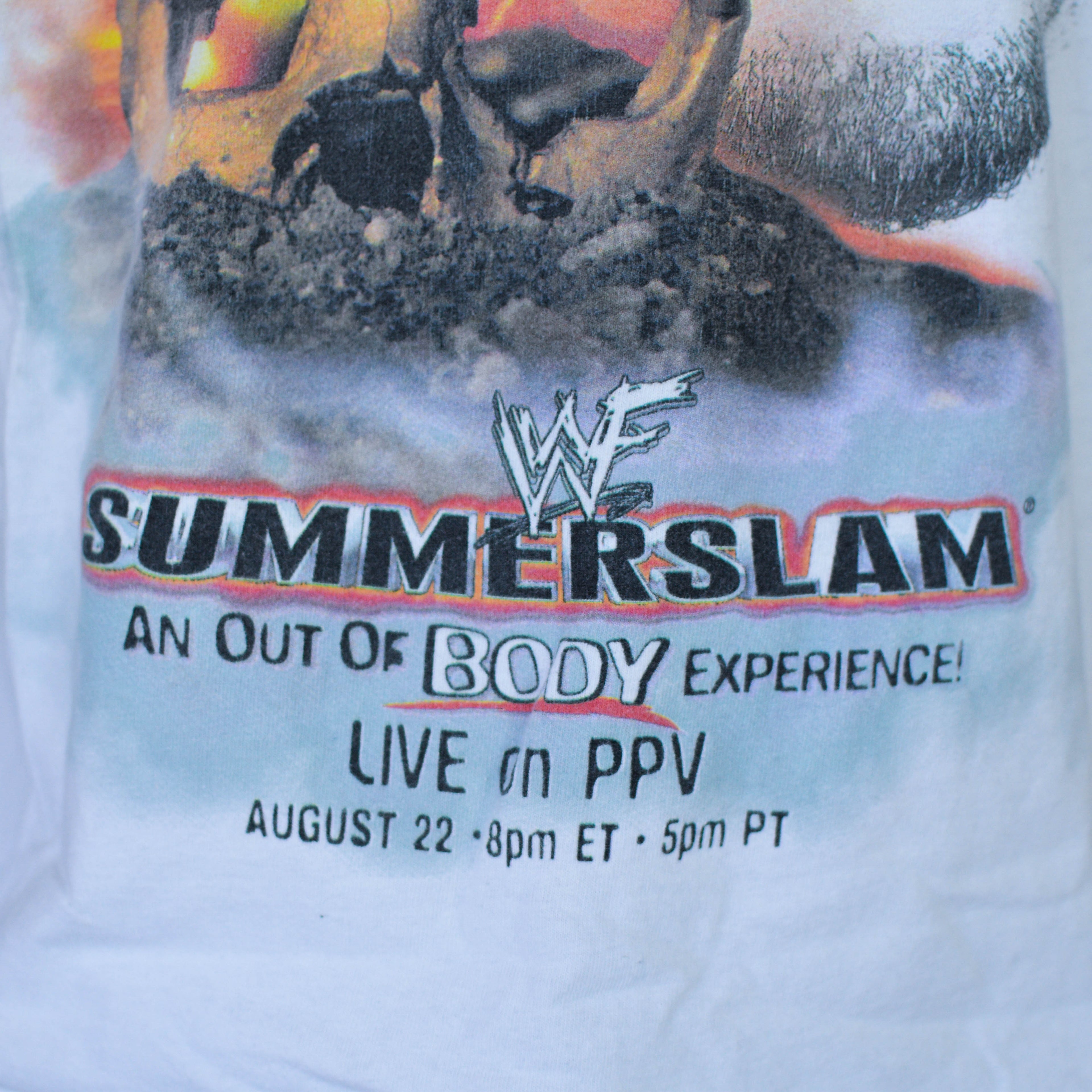 Vintage 1999 WWF Summer Slam Minneapolis Graphic T-Shirt