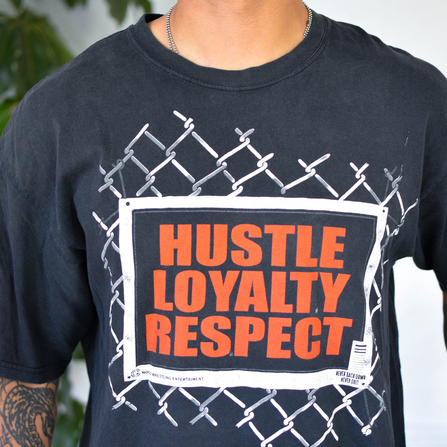 Vintage WWE John Cena Big Dog "Hustle. Loyalty. Respect." Graphic T-Shirt