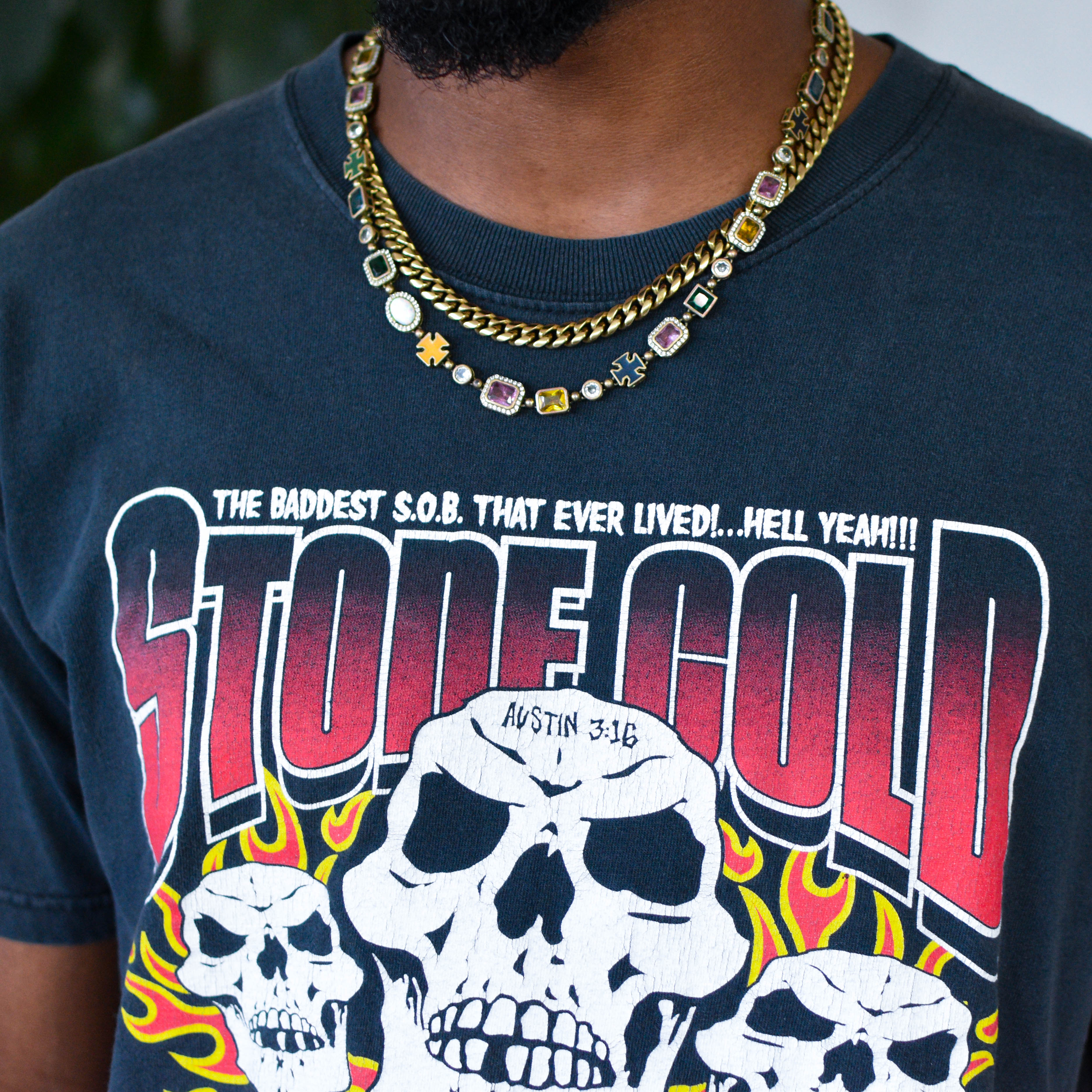 Vintage 2000 WWF Stone Cold Steve Austin Graphic T-Shirt
