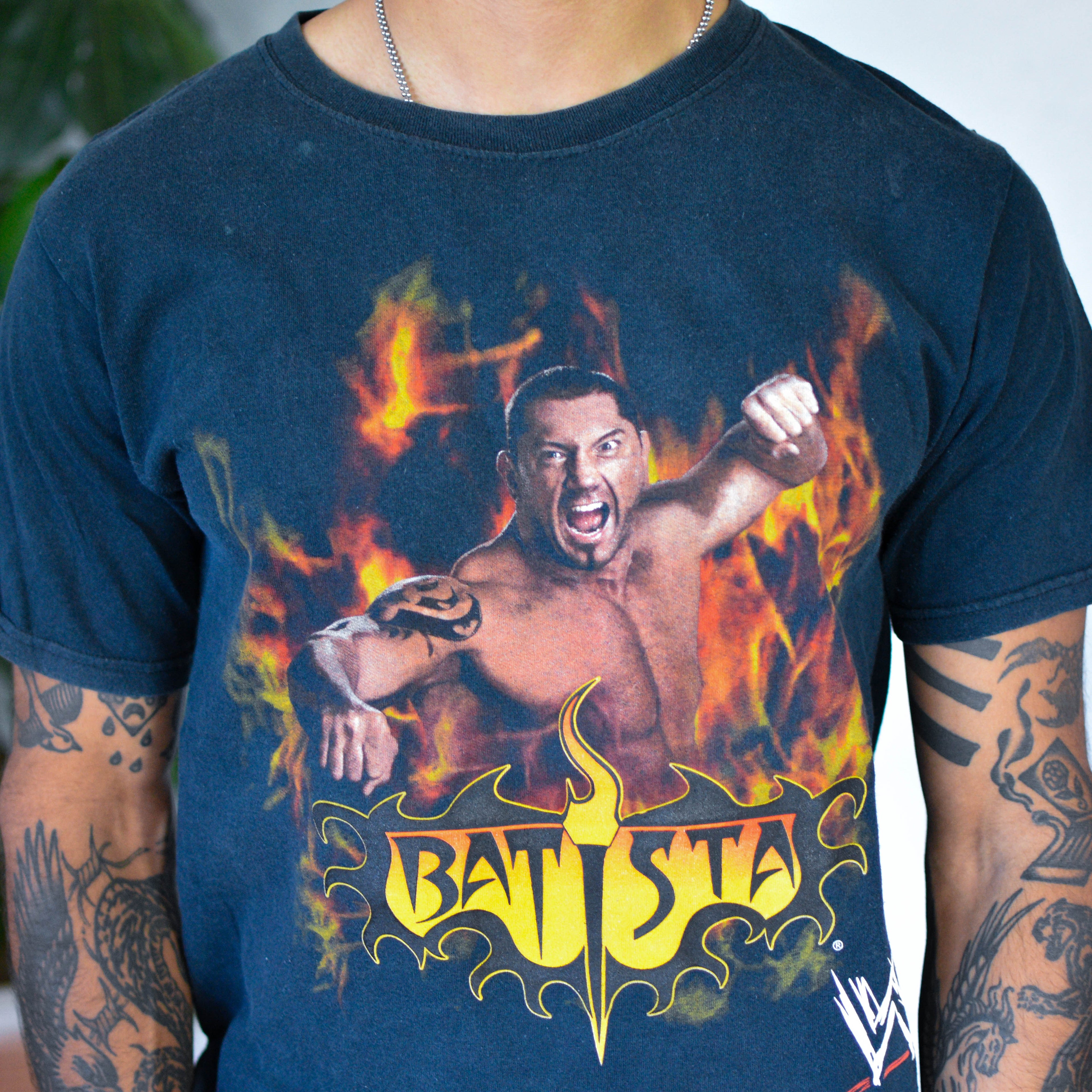 Vintage WWE Batista Graphic T-Shirt