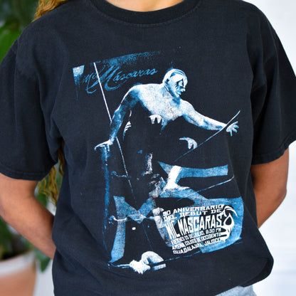Vintage Mil Mascaras 50th Anniversary Lucha Libre T-Shirt