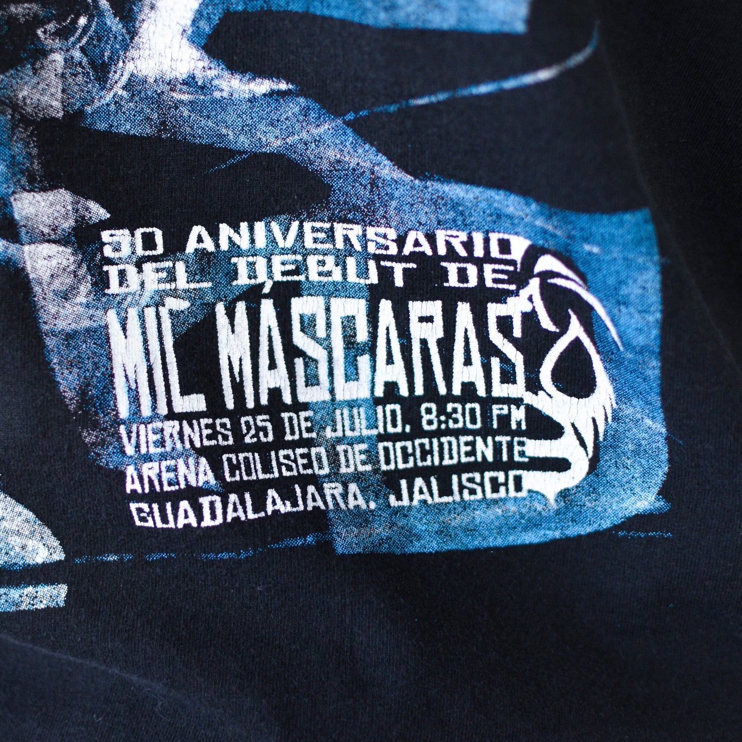 Vintage Mil Mascaras 50th Anniversary Lucha Libre T-Shirt