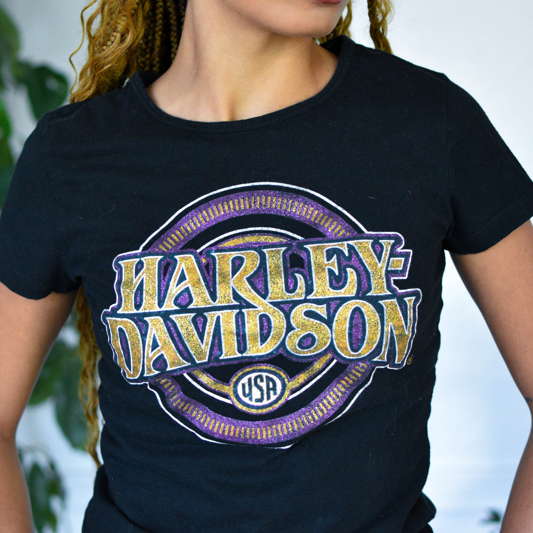 Vintage Y2K Femme Harley Davidson Kingman, AZ Short-Sleeve Top