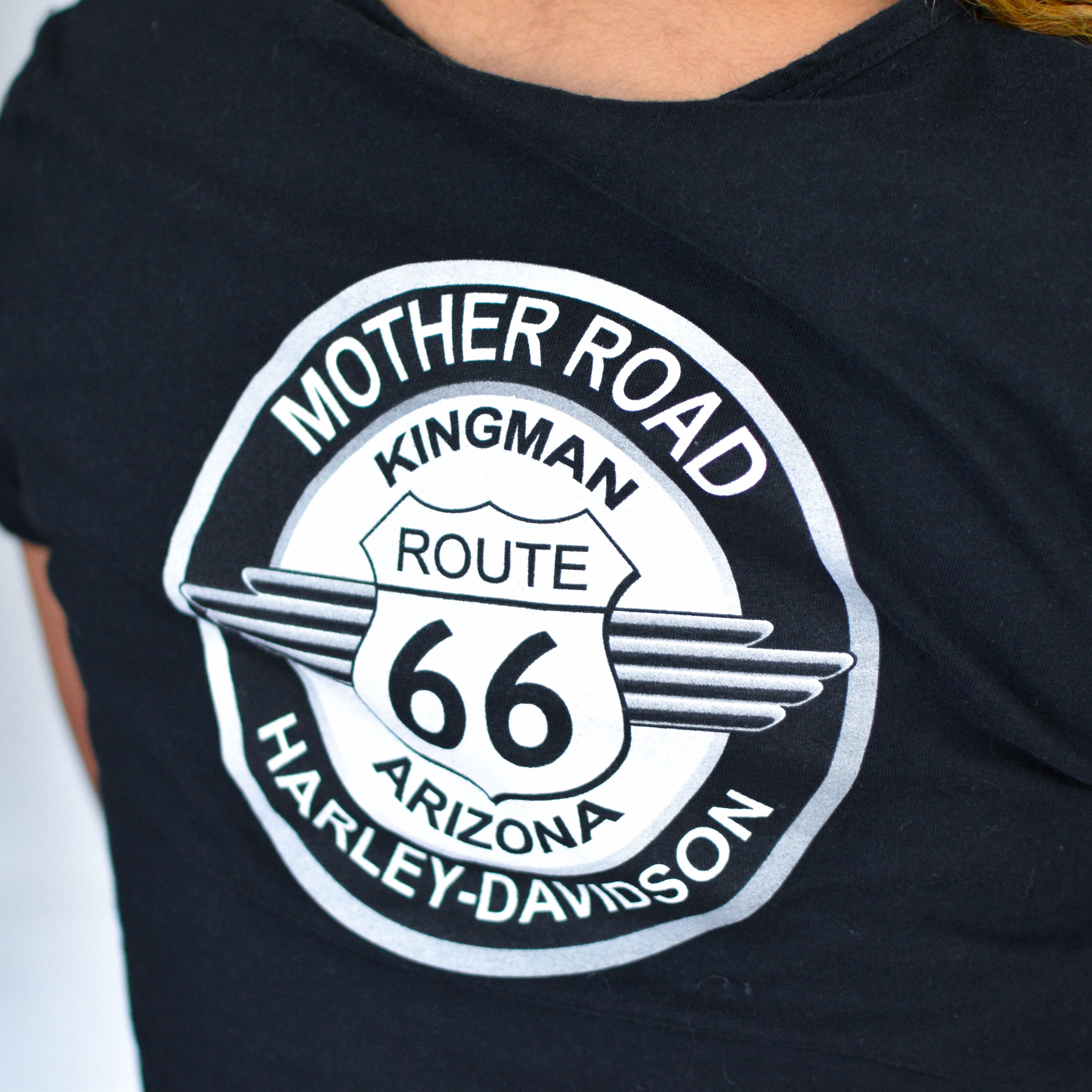 Vintage Y2K Femme Harley Davidson Kingman, AZ Short-Sleeve Top